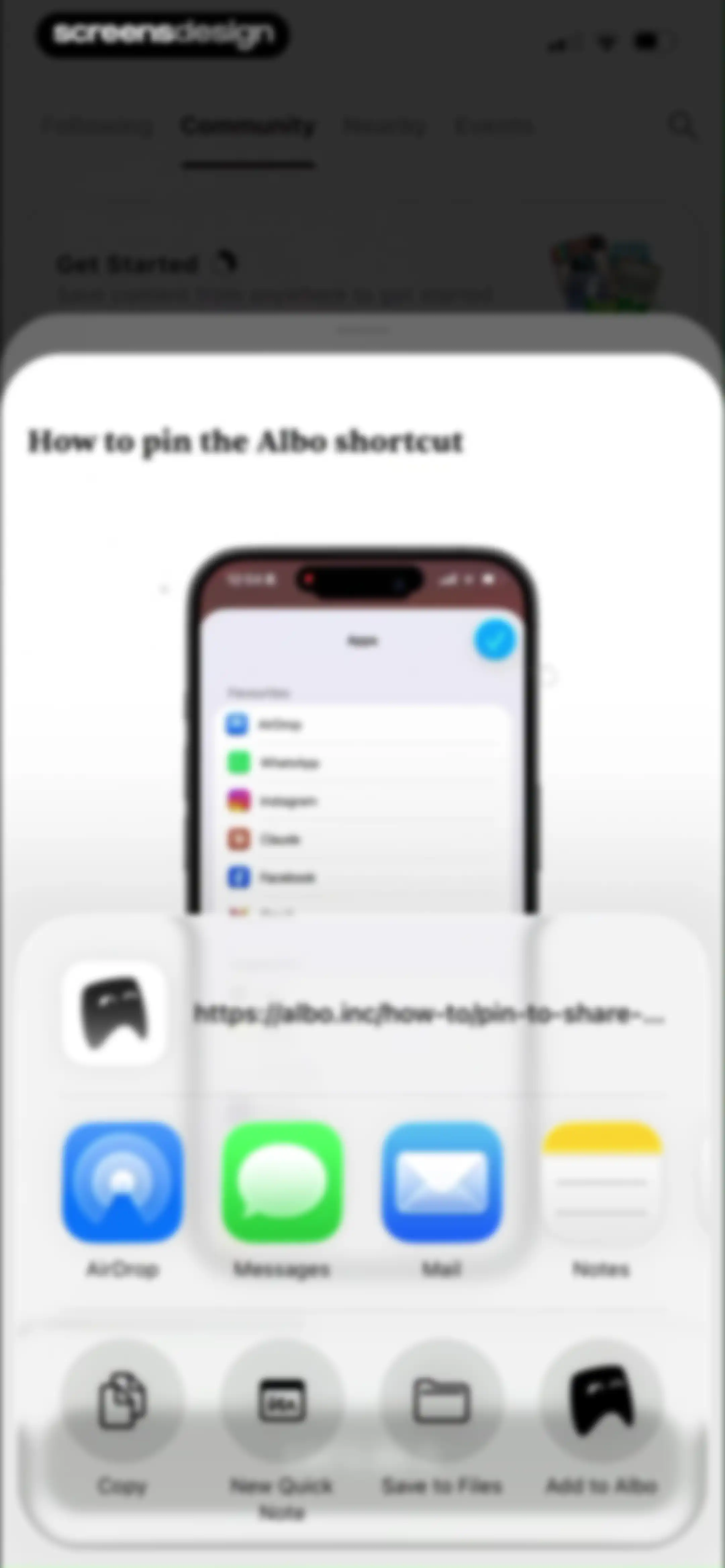 Albo: Save & Organize screen 155