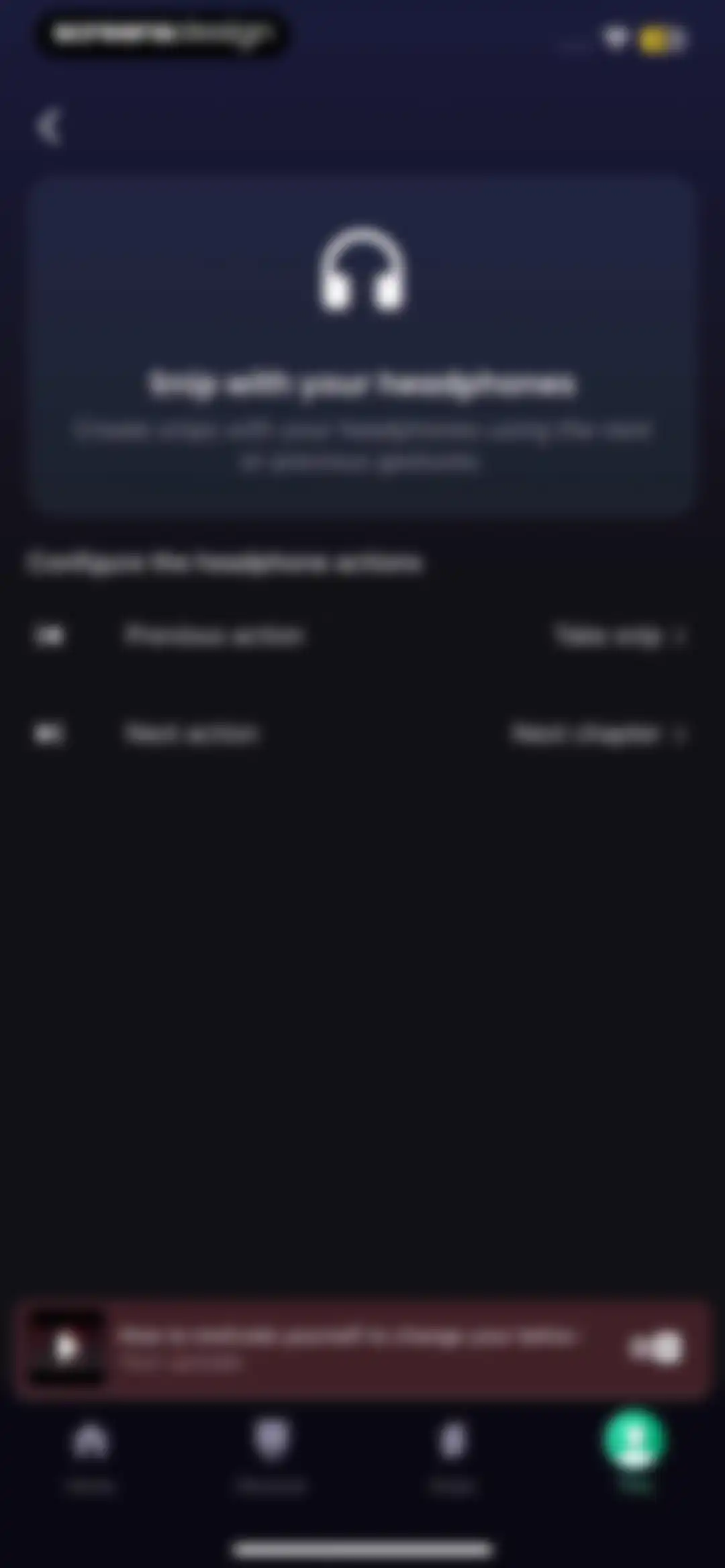 Snipd | AI Podcast Player screen 160