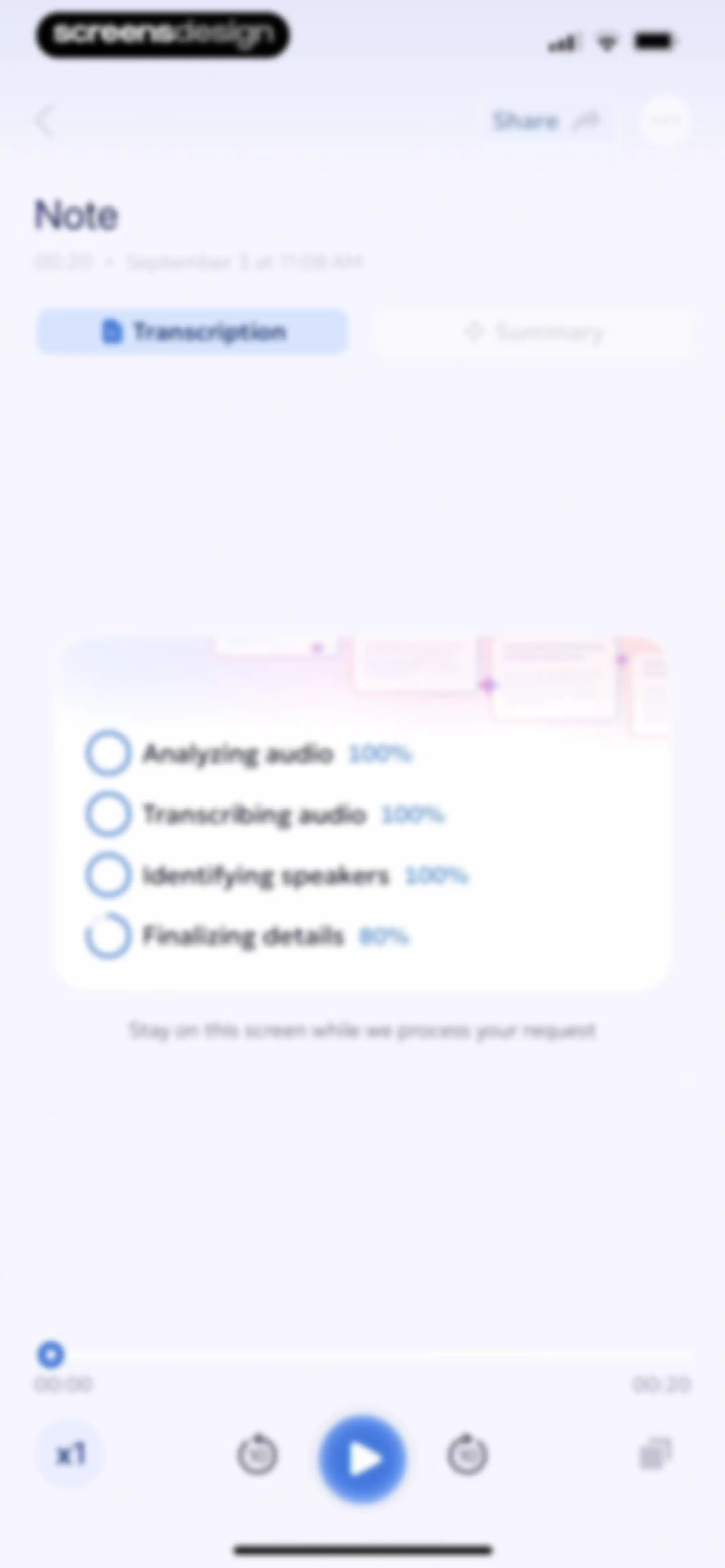 AI Summary - Meeting Notes screen 20