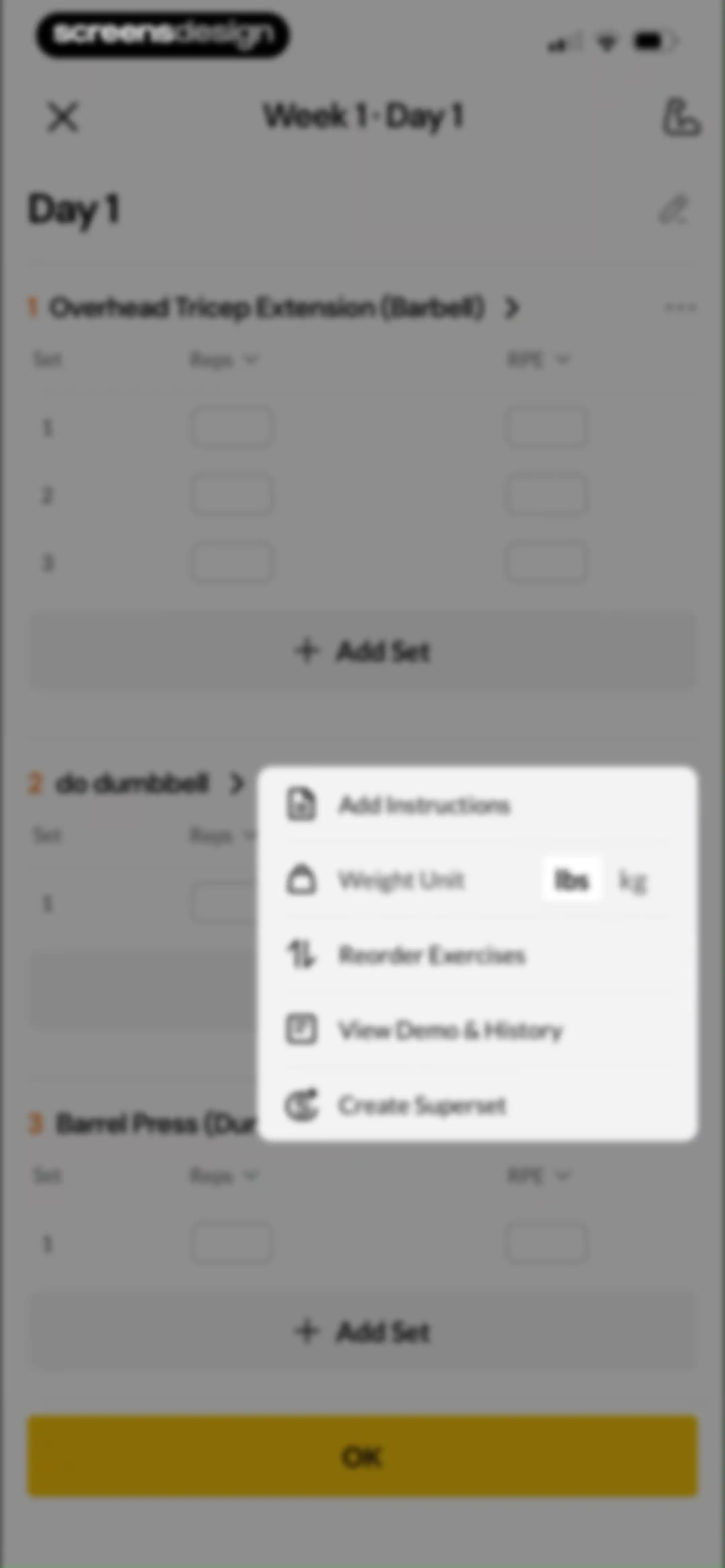 Boostcamp: Workout Programs screen 118