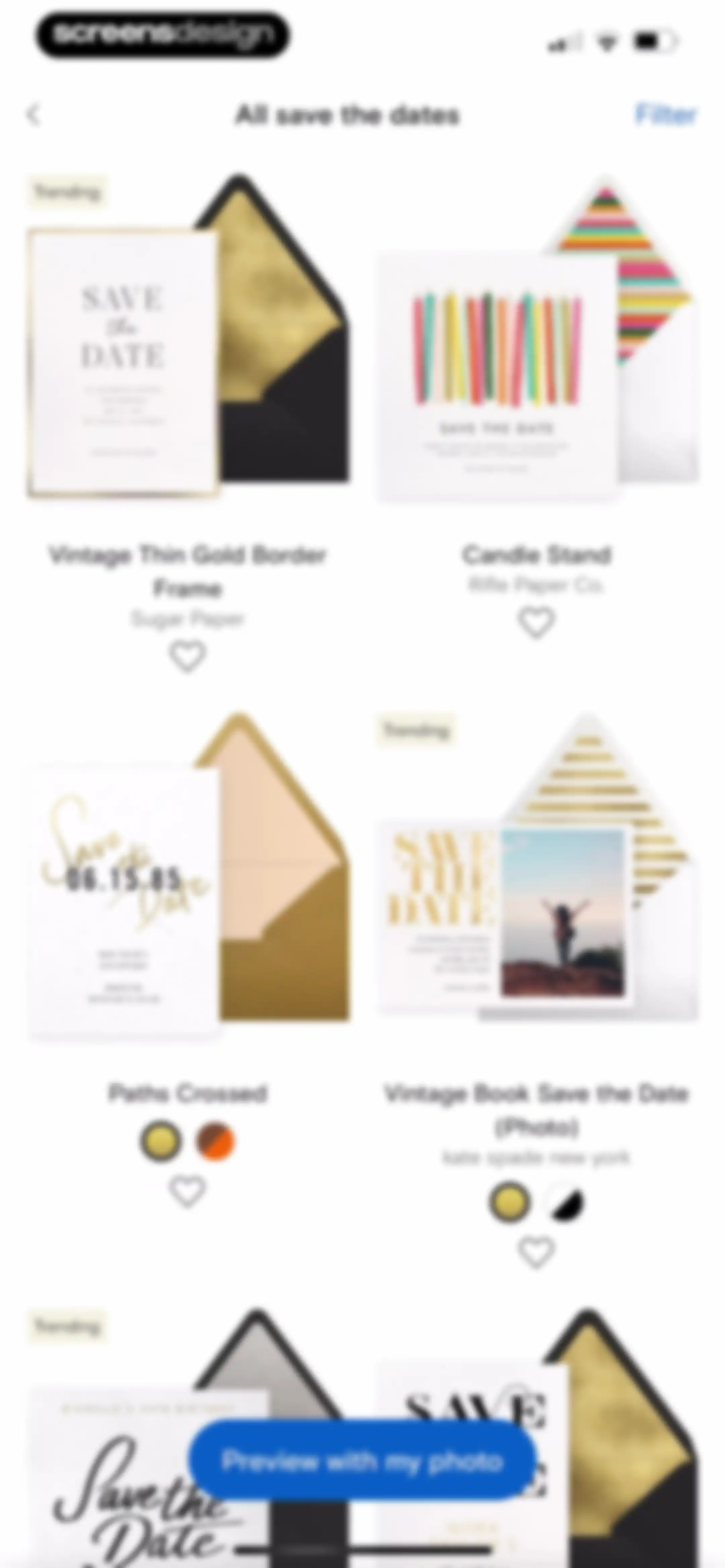 Paperless Post: Invitations screen 110