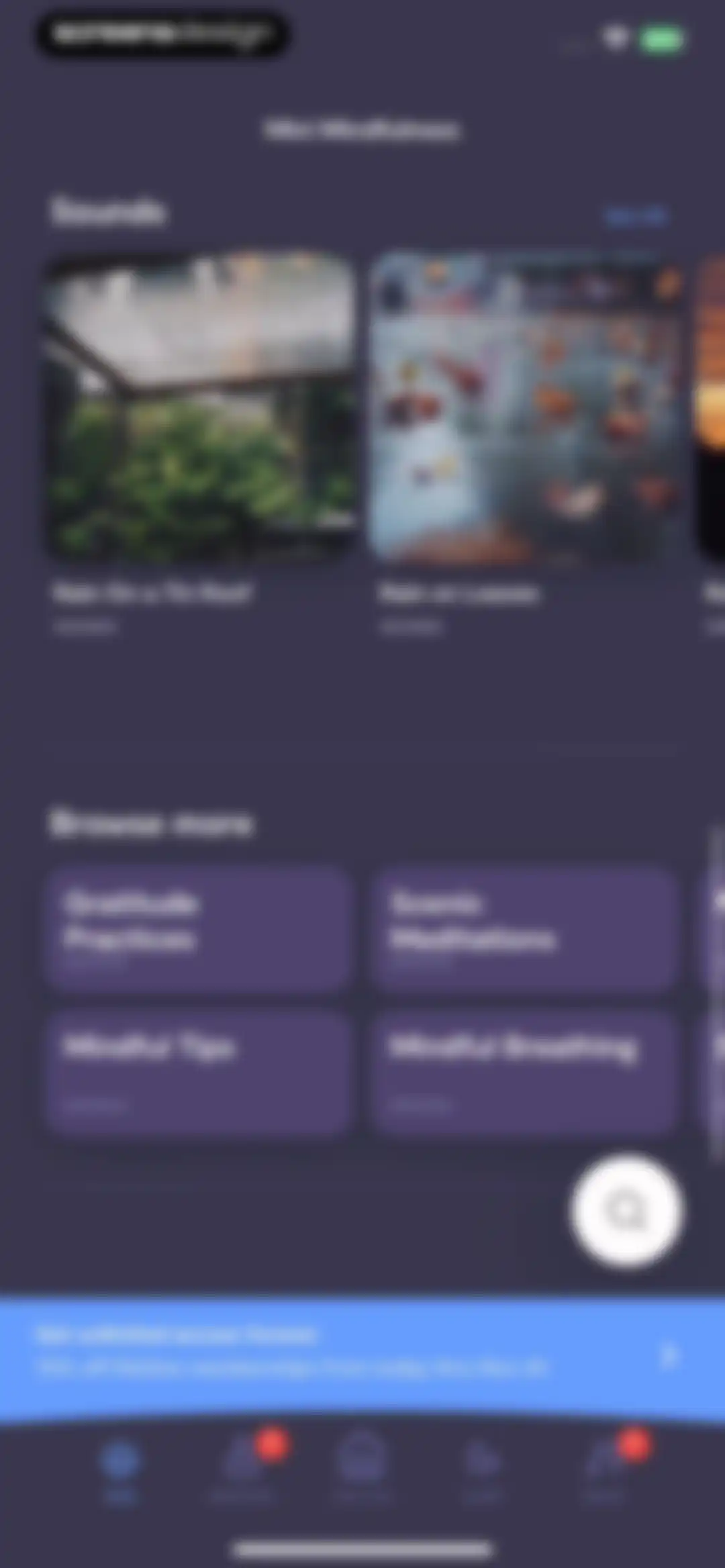 Mindfulness.com Meditation App screen 55