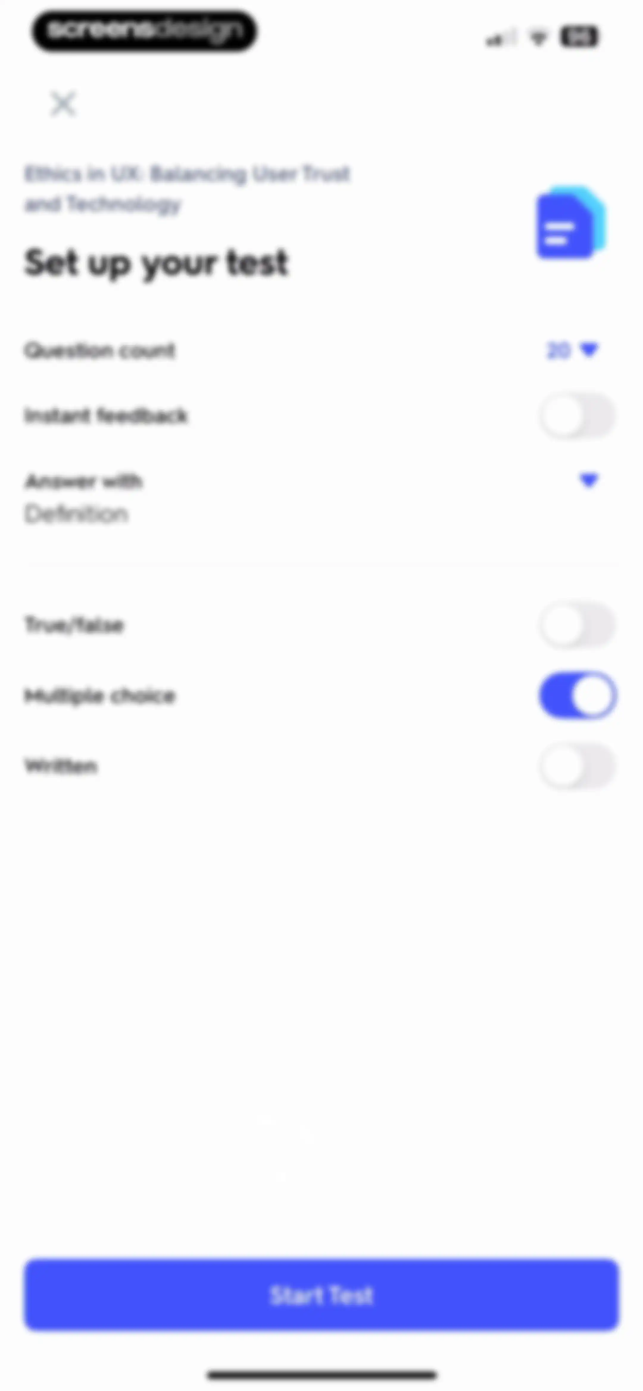 Quizlet: More than Flashcards screen 56