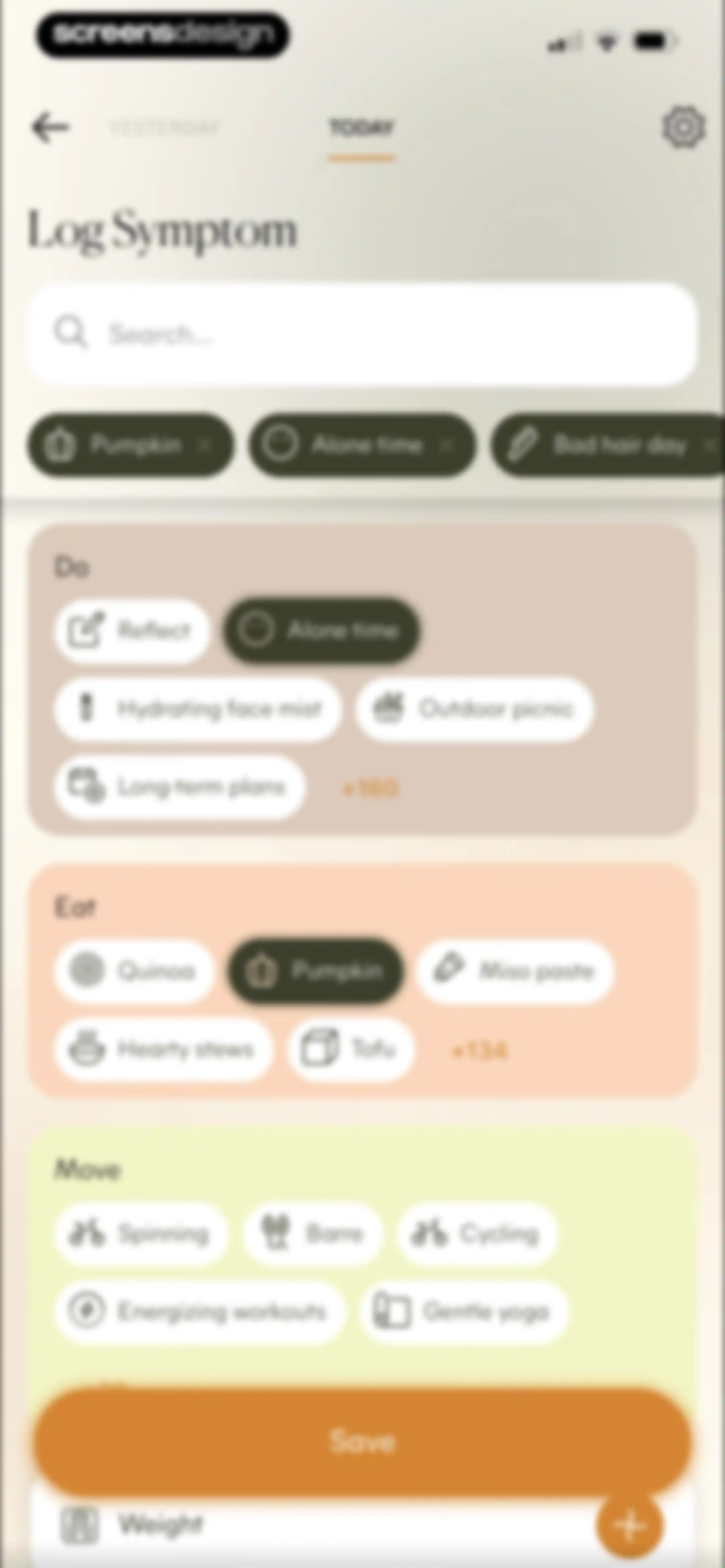 Lively - Period Tracker, Cycle screen 37