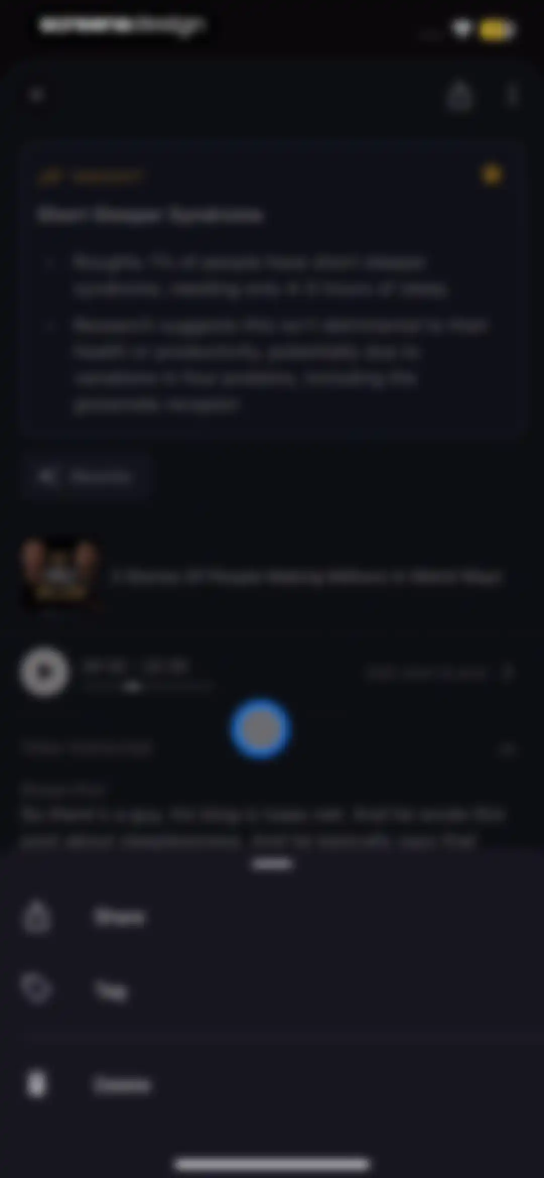 Snipd | AI Podcast Player screen 78