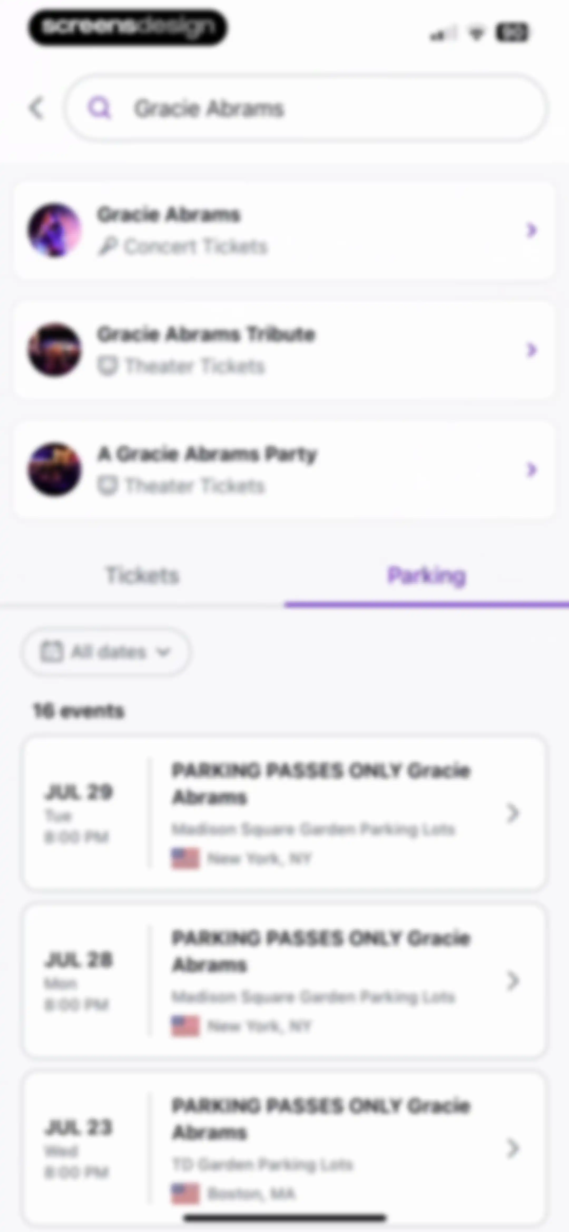 StubHub: Event Tickets screen 41