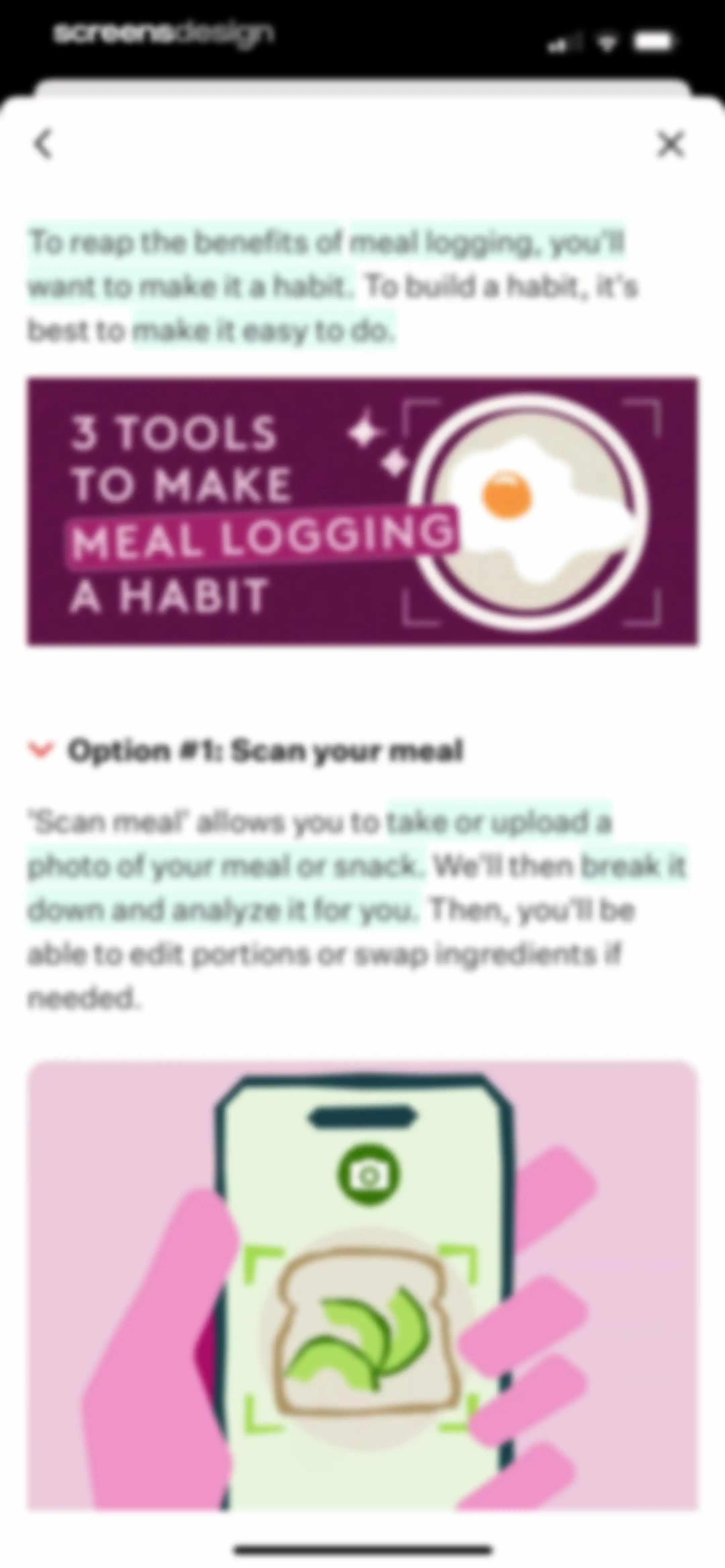 Noom Weight Loss, Food Tracker screen 165