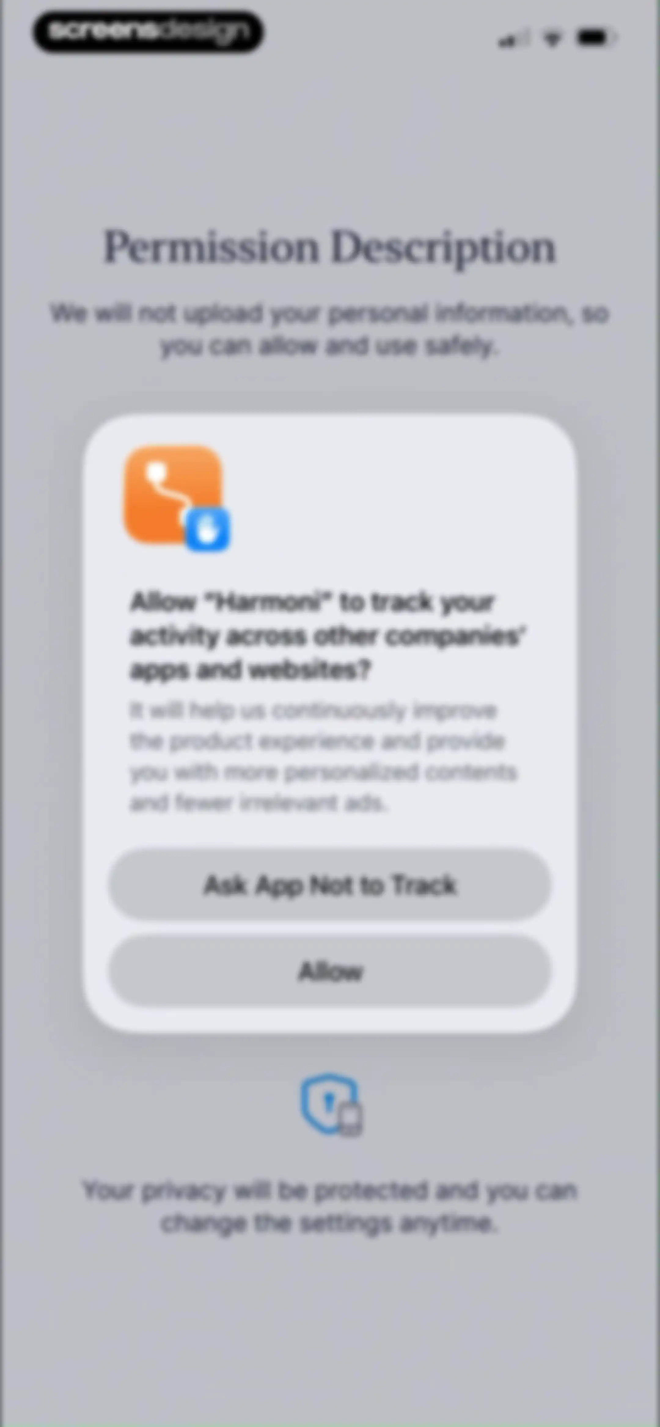 Harmoni - Health & Sleep screen 2
