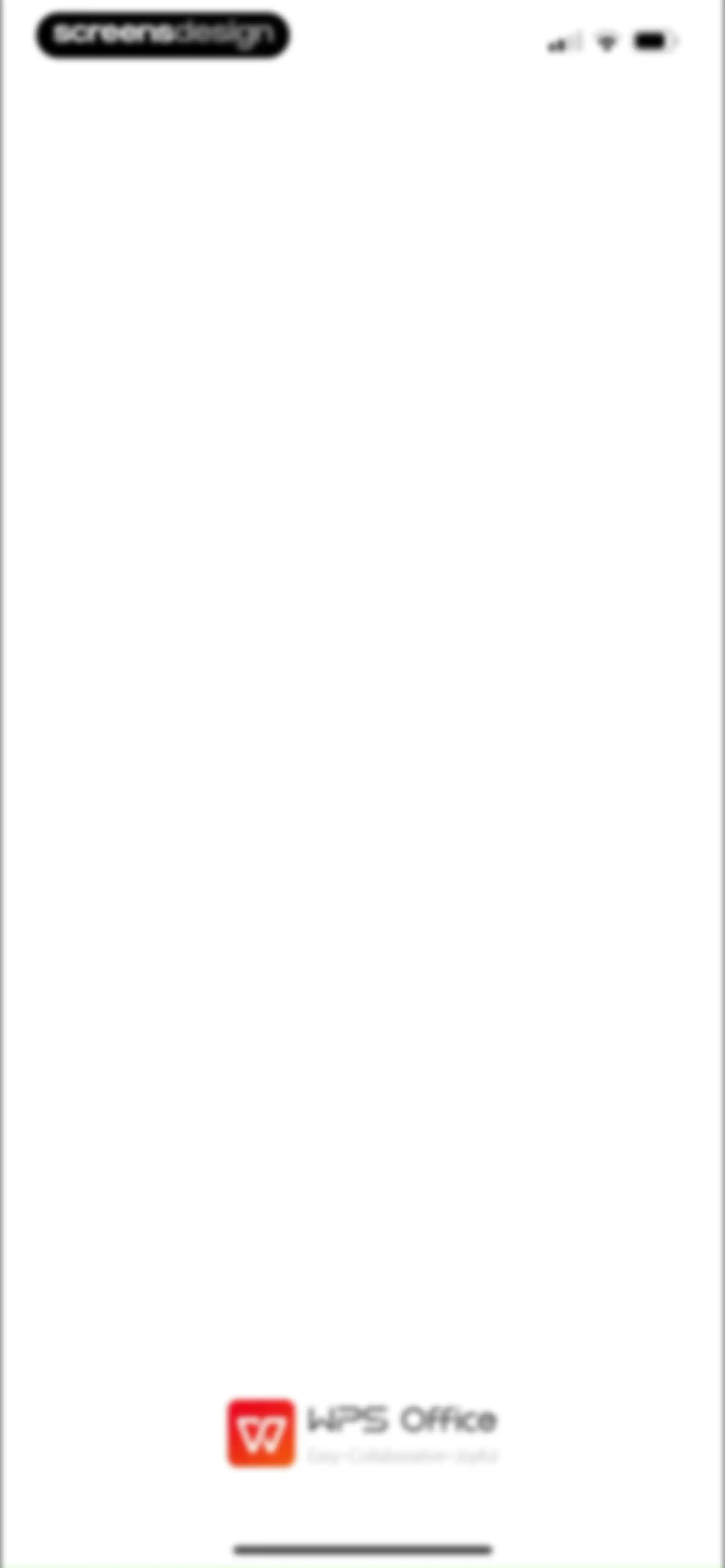 WPS Office-AI Doc, PDF, Sheet screen 1
