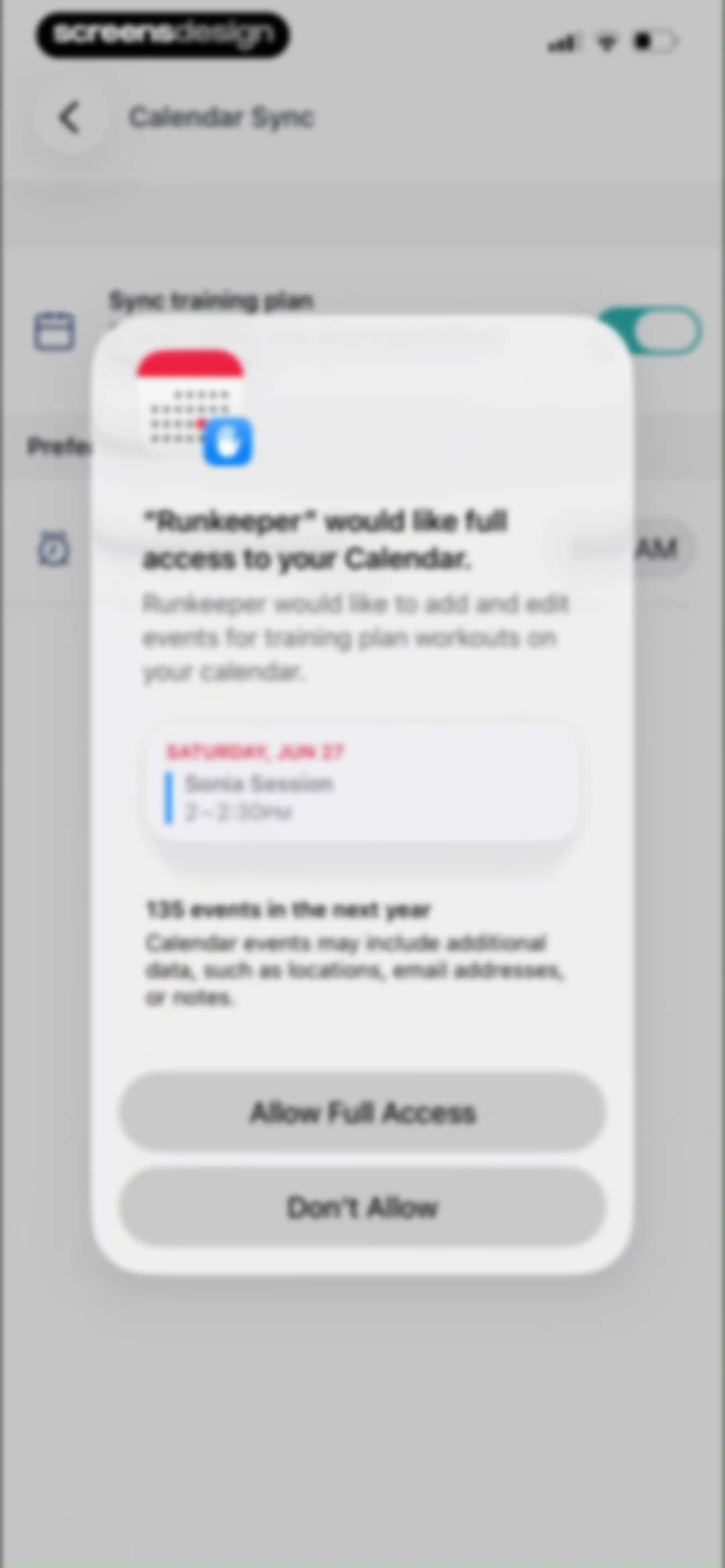 ASICS Runkeeper—Run Tracker screen 136