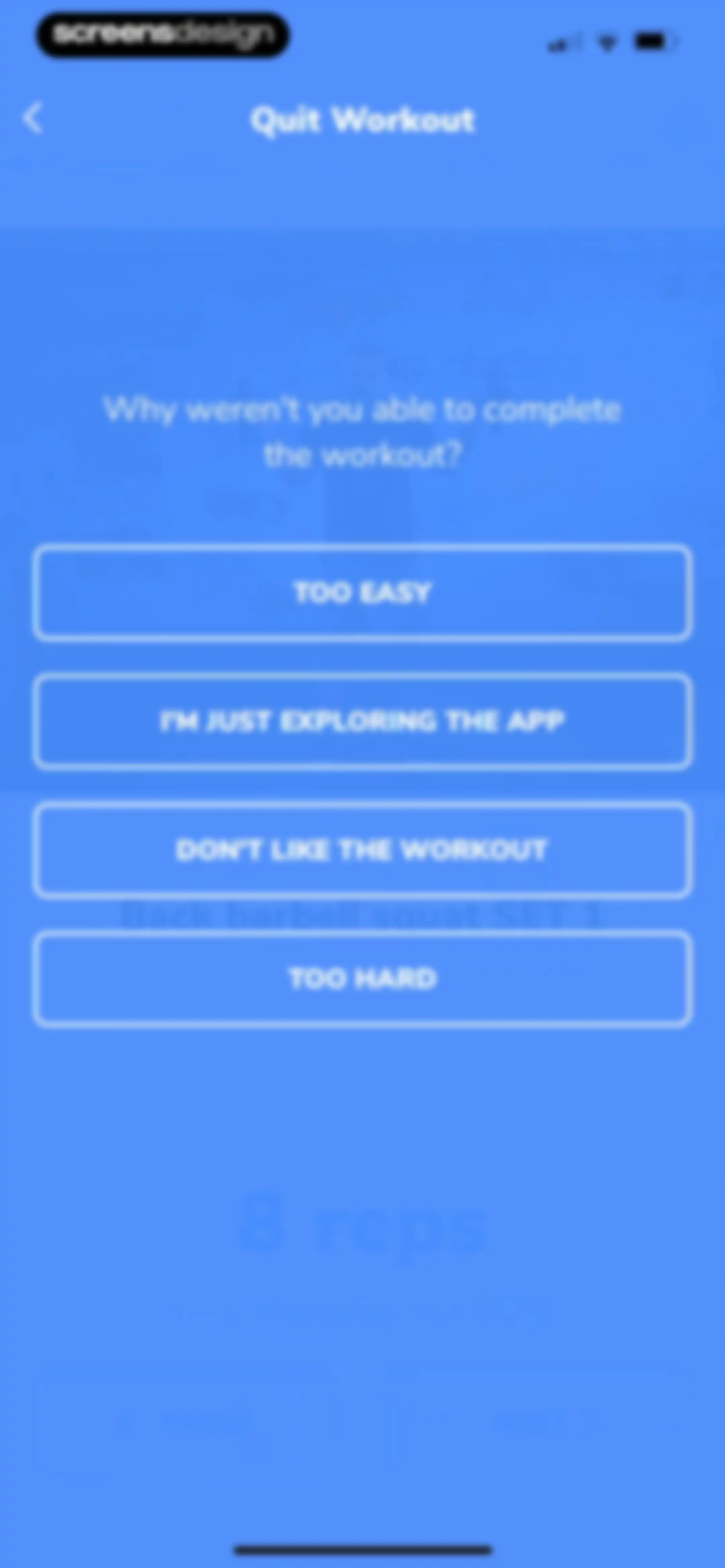Workouts For Men: Gym & Home screen 61
