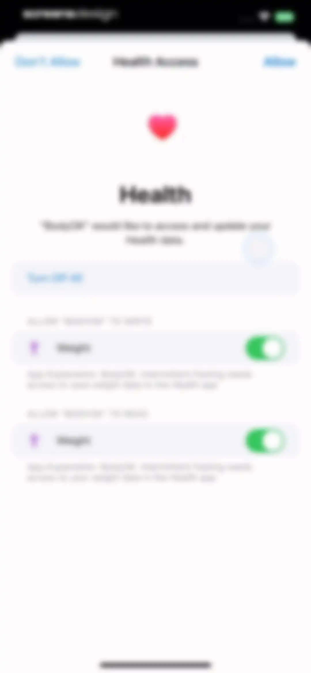 BodyOK: Intermittent Fasting screen 58