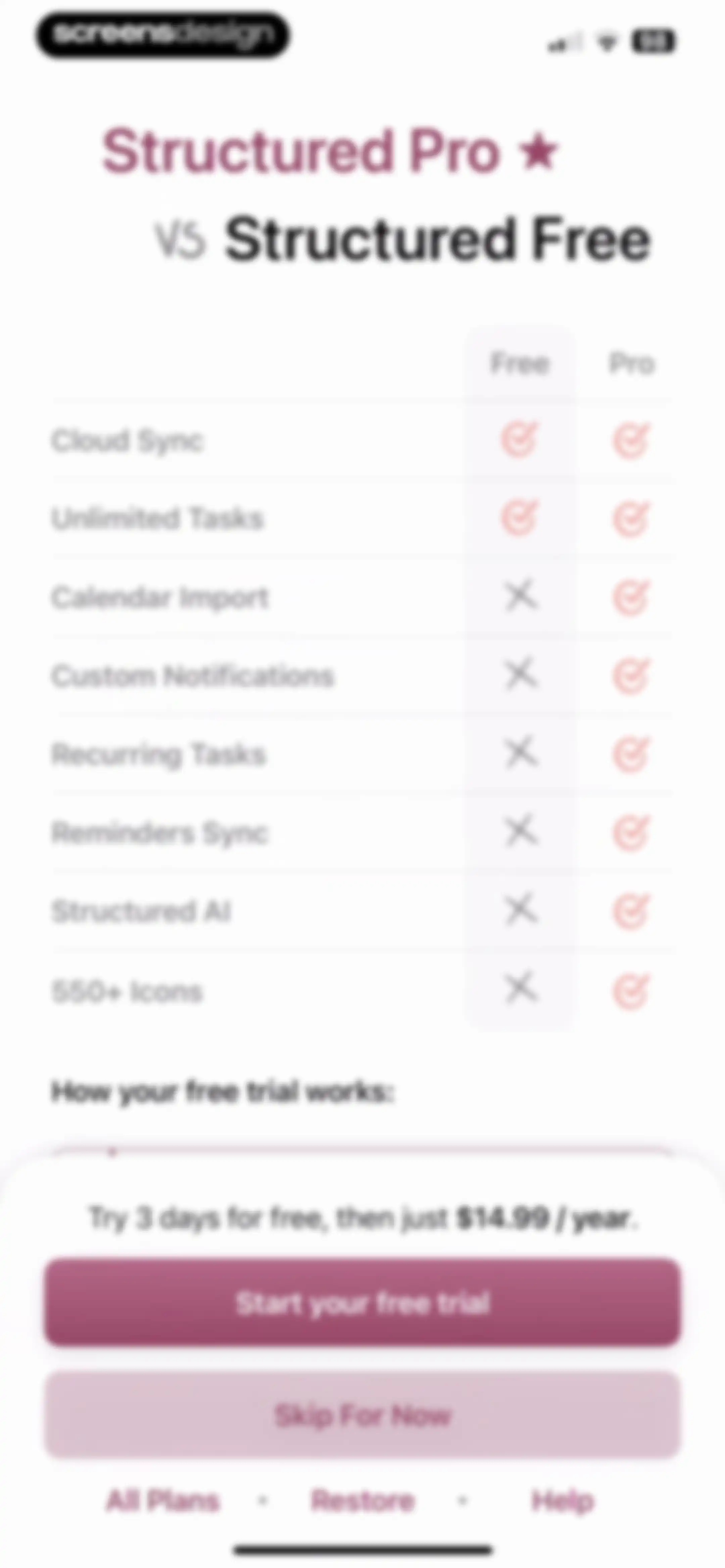 Structured: Daily Planner Todo screen 16
