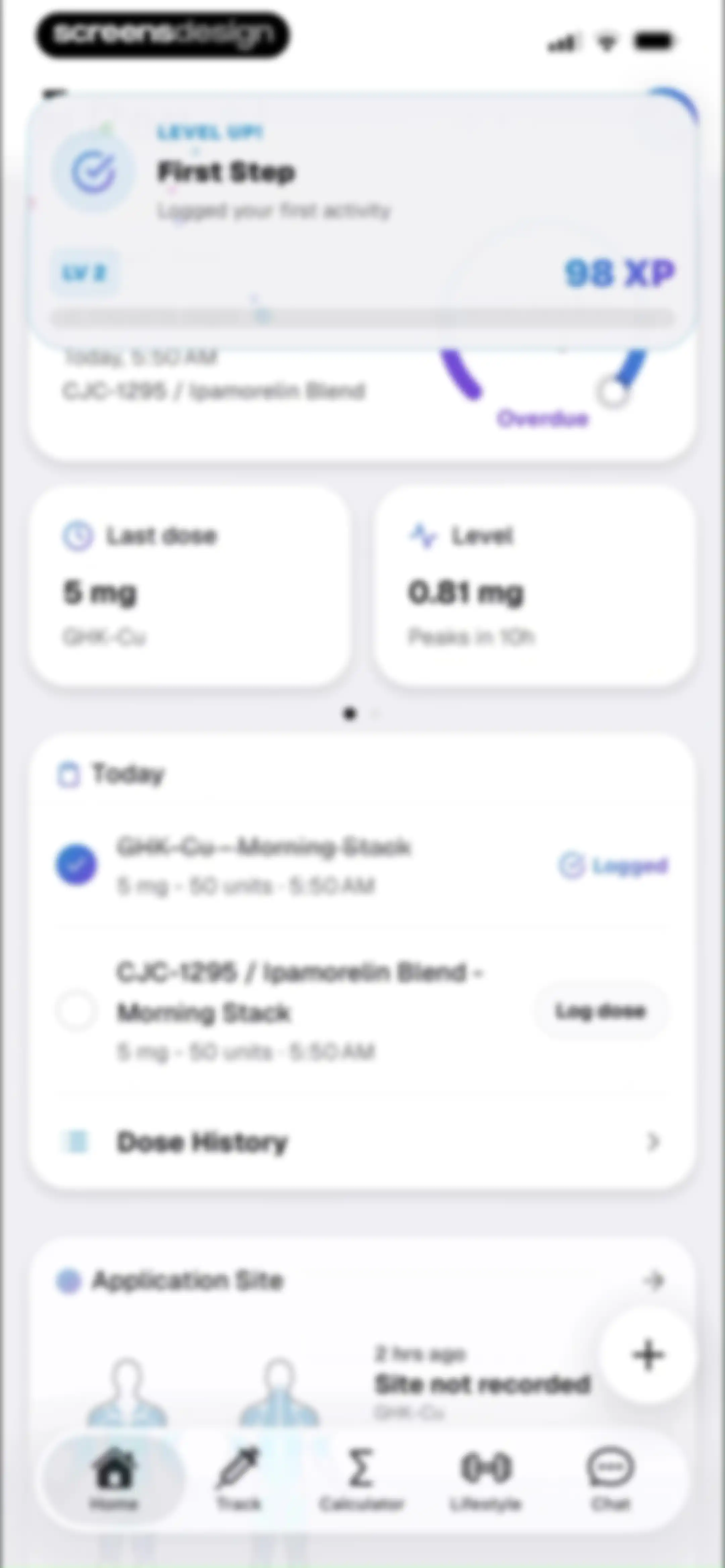 Pep AI: Peptide GLP-1 Tracker screen 70
