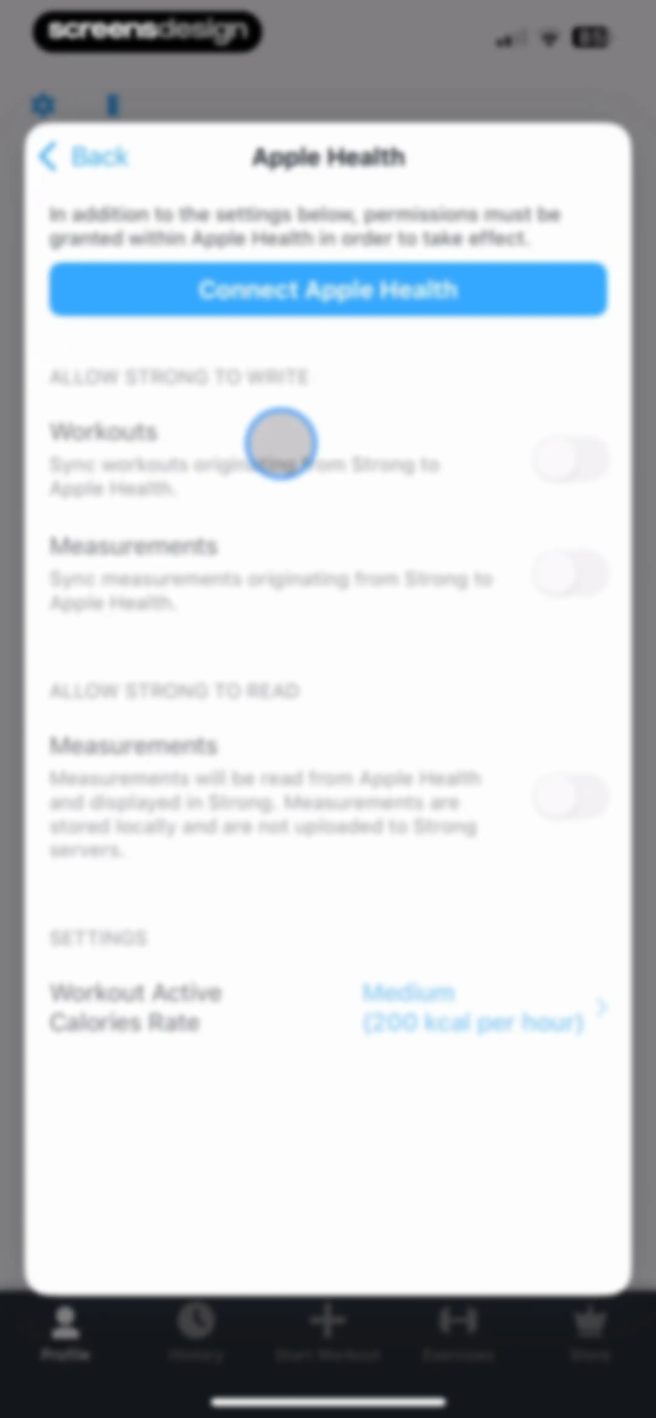 Strong Workout Tracker Gym Log screen 127