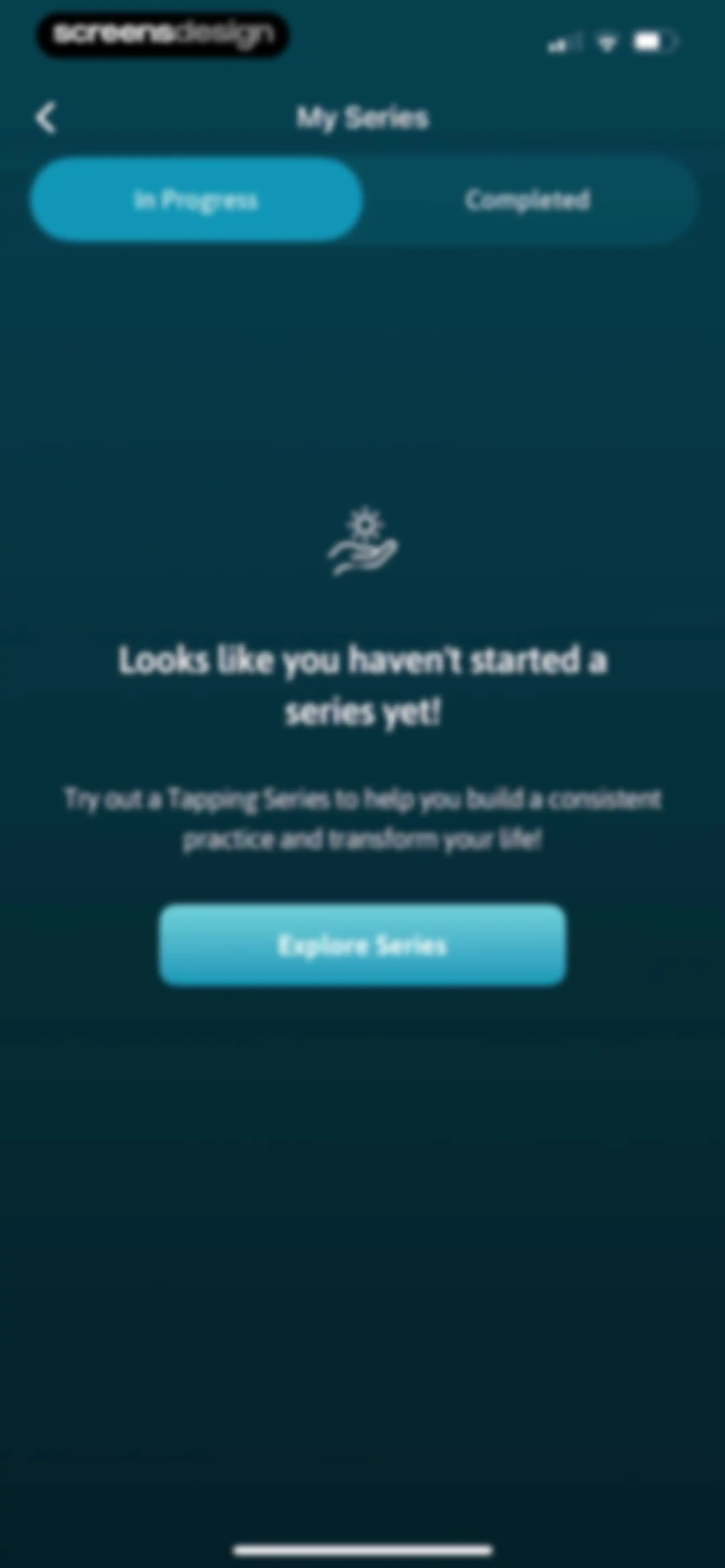 The Tapping Solution screen 87