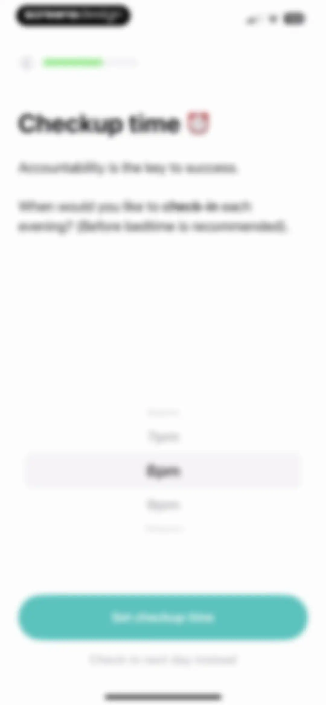 Brainbuddy: Quit PMO screen 106