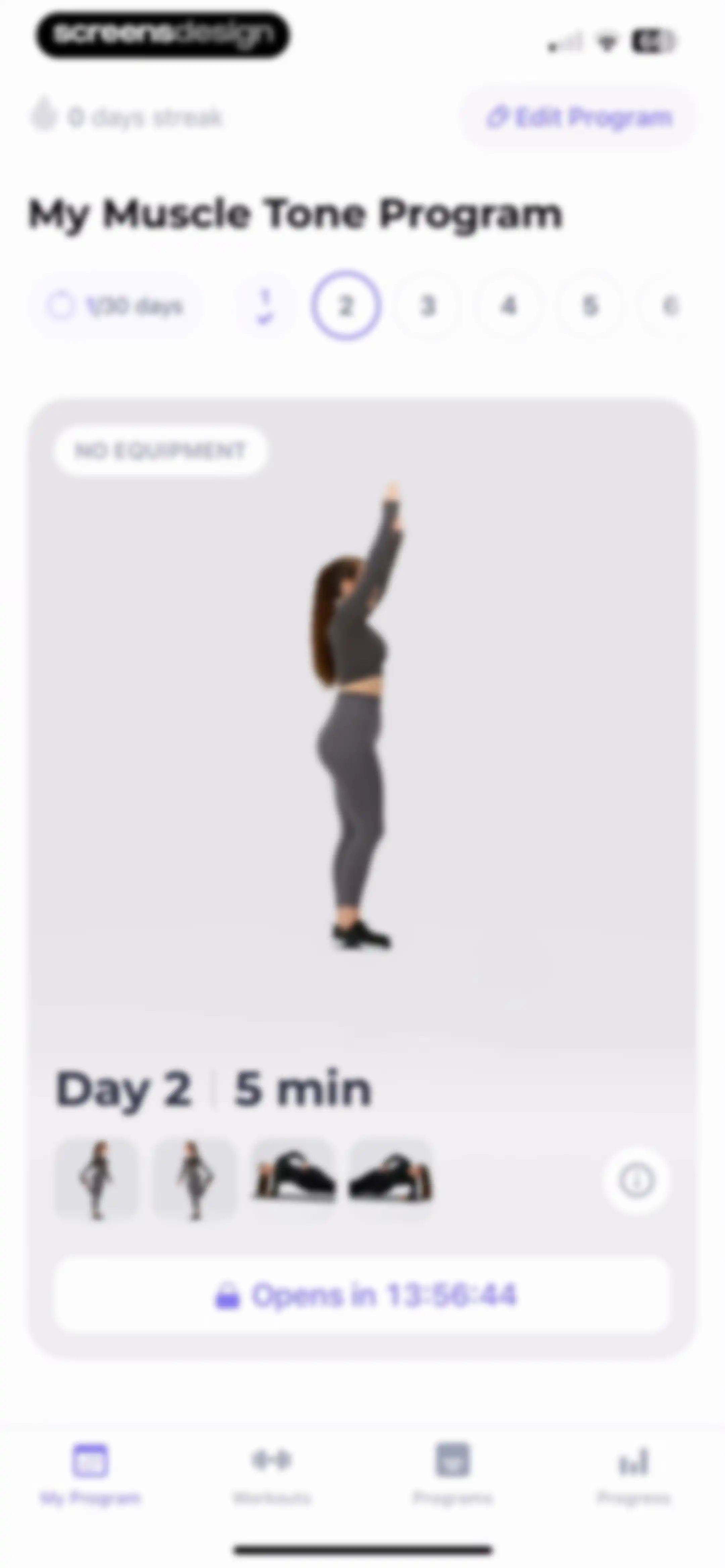 FitMe - Lazy Workout at Home screen 62