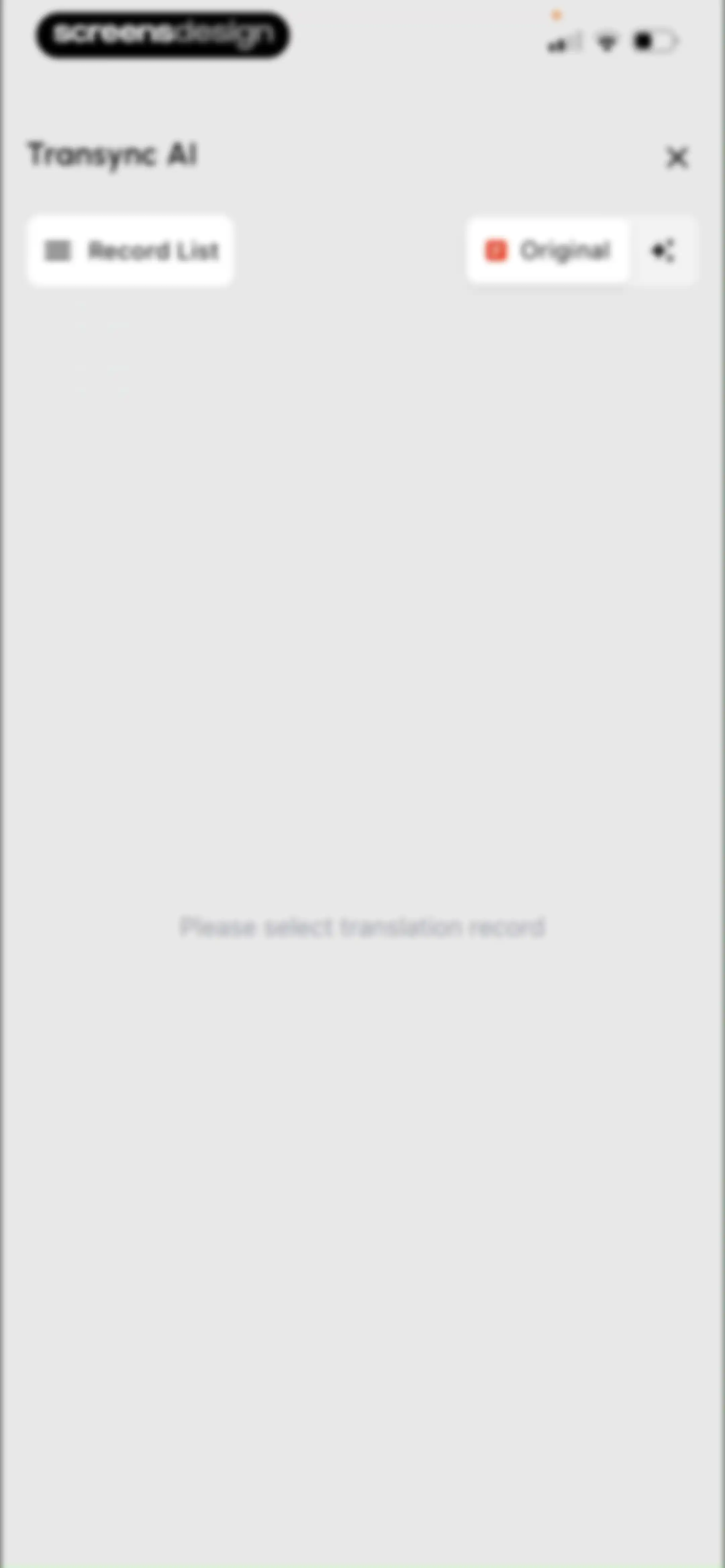 Transync AI - Translator screen 46