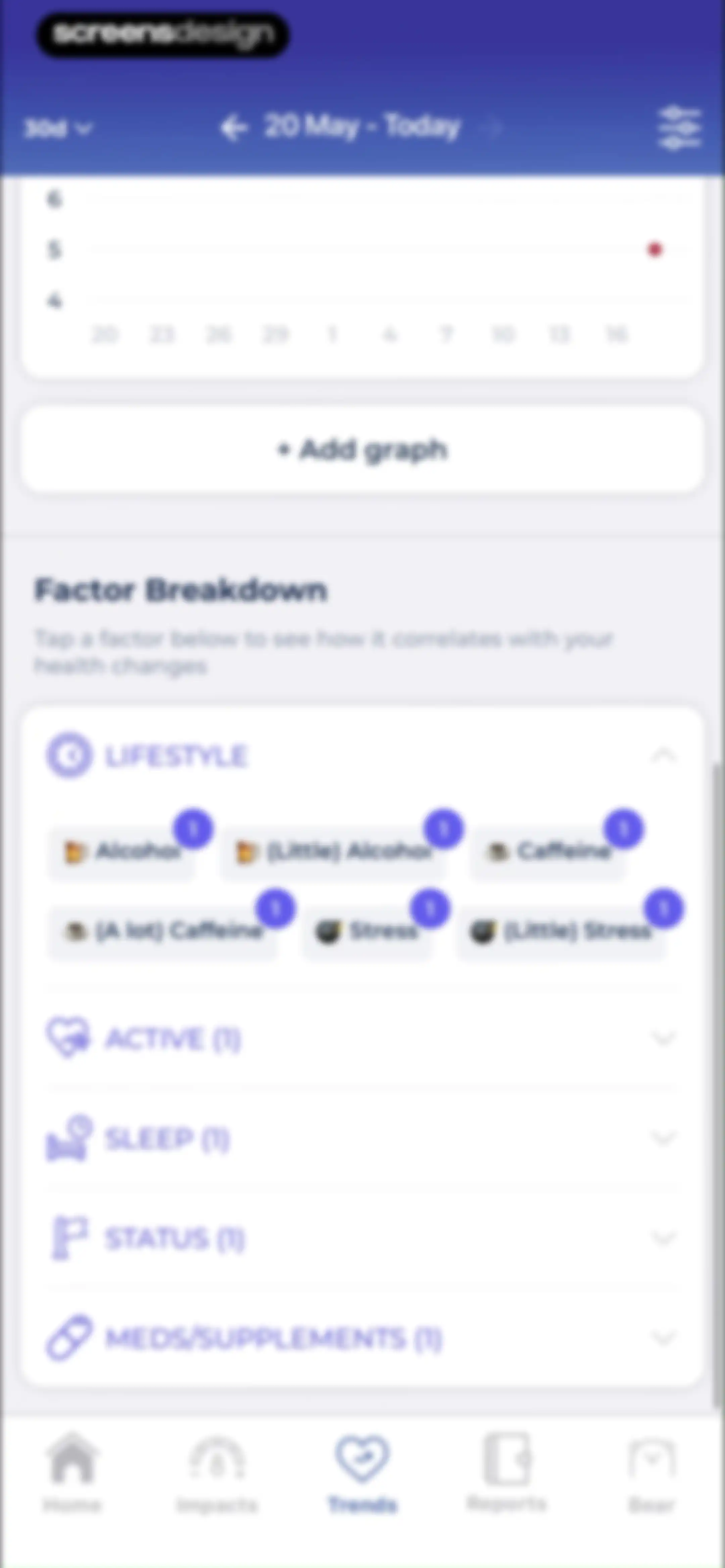 Bearable - Symptom Tracker screen 129