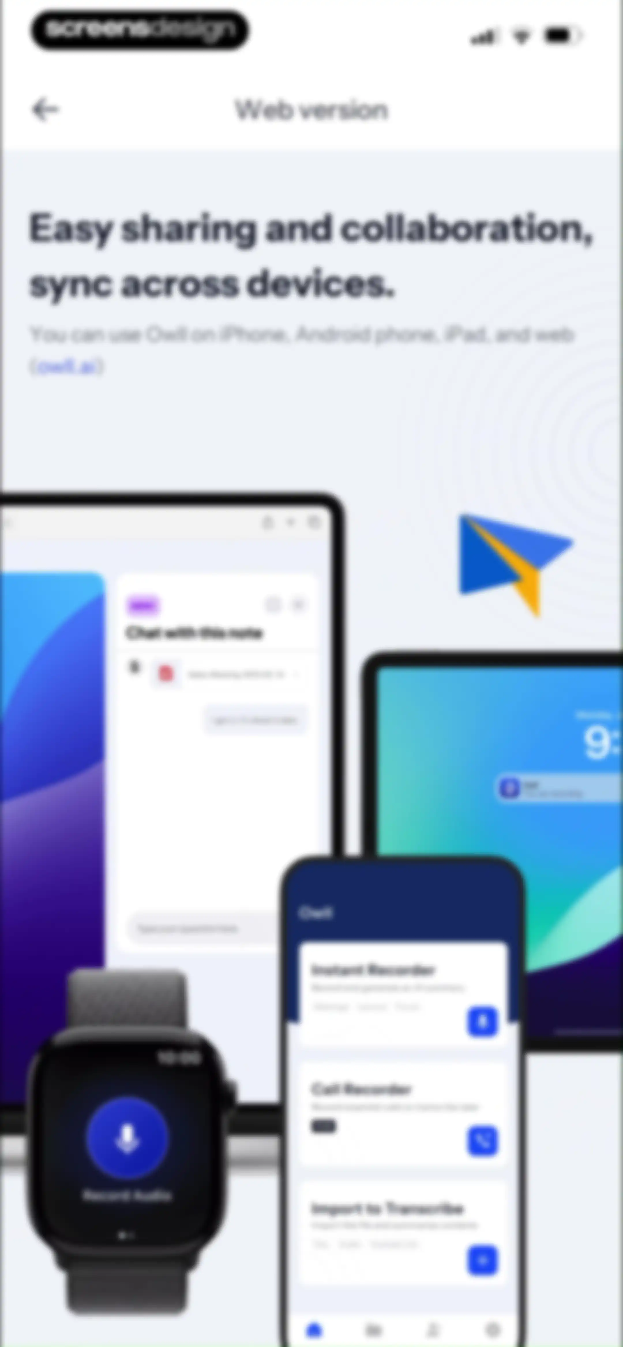 Owll:AI Note Taker & Assistant screen 115