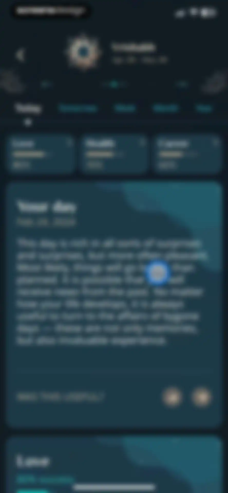 Daily Astrology Horoscope screen 68