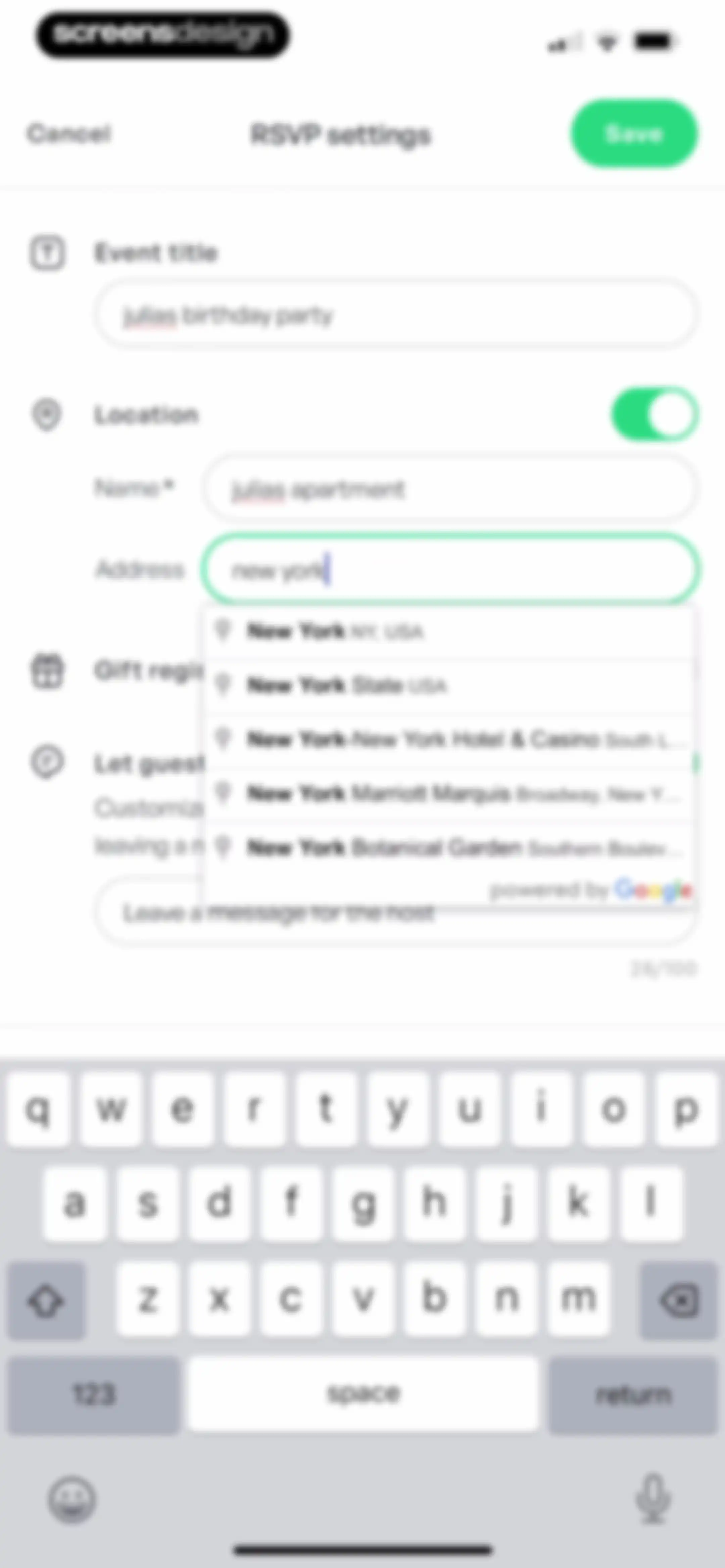 Invitation Maker: Cards & RSVP screen 30