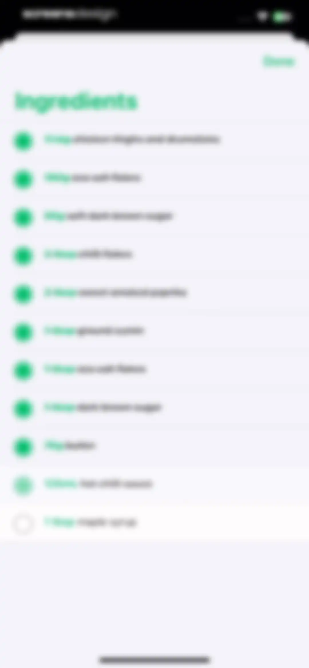 Pestle: Recipe Manager screen 20