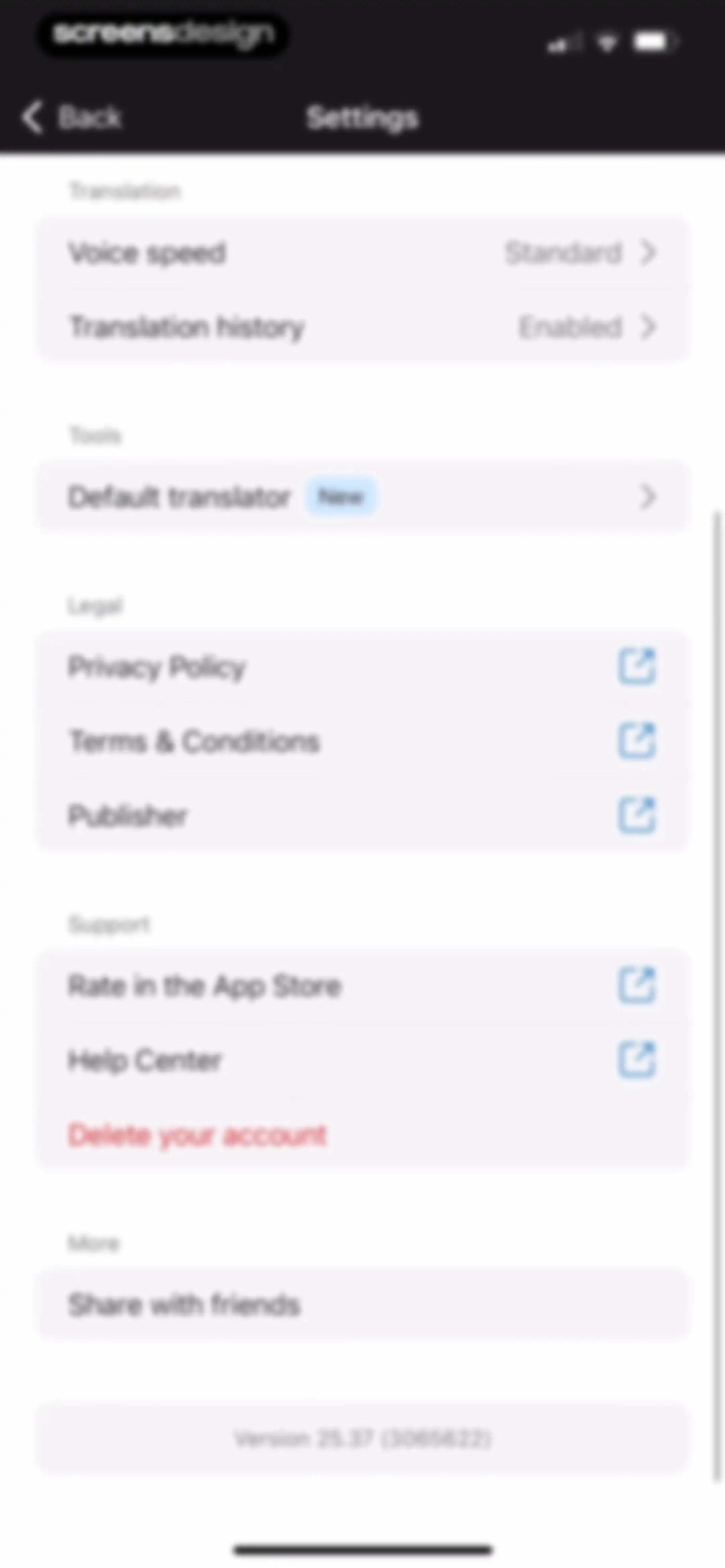 DeepL Translate screen 42