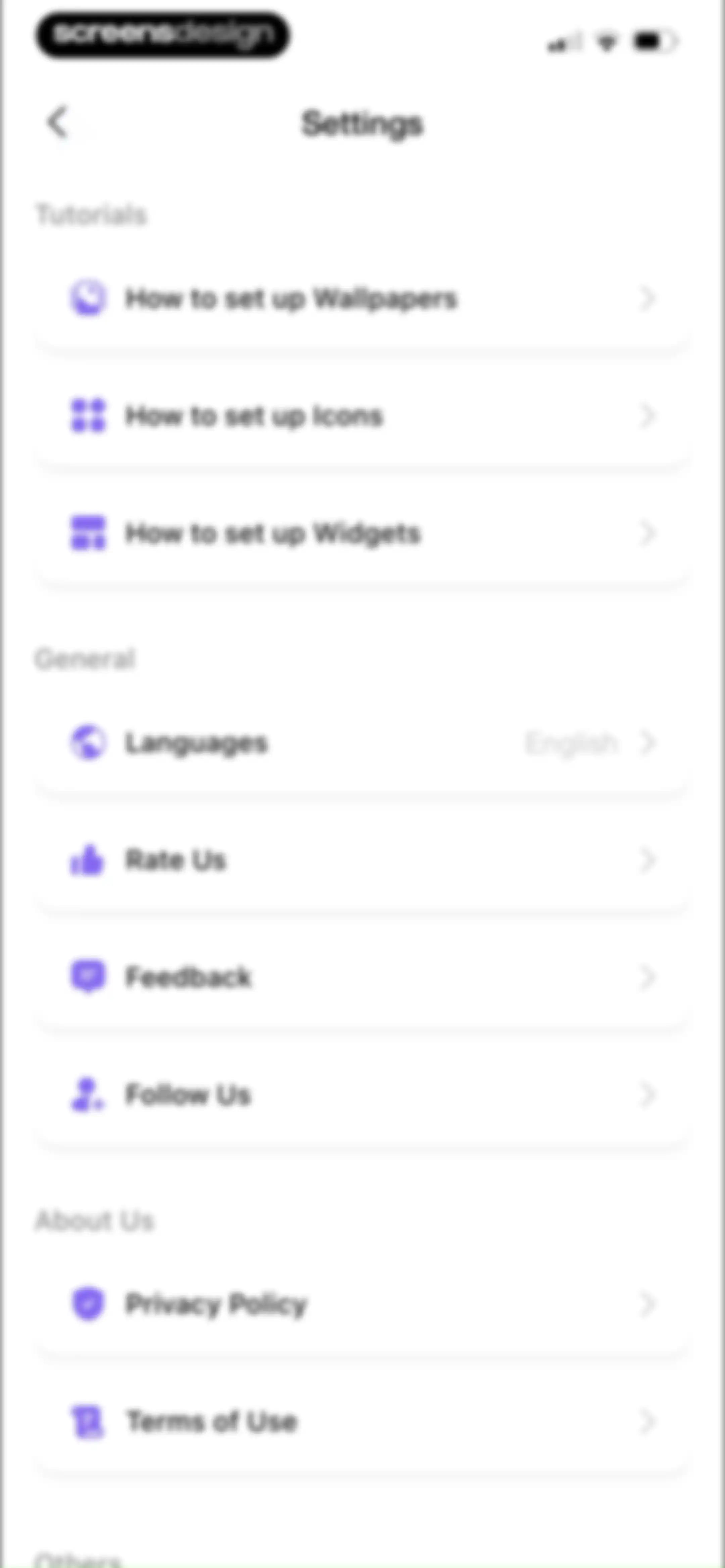 Themie: Wallpapers & Theme screen 109