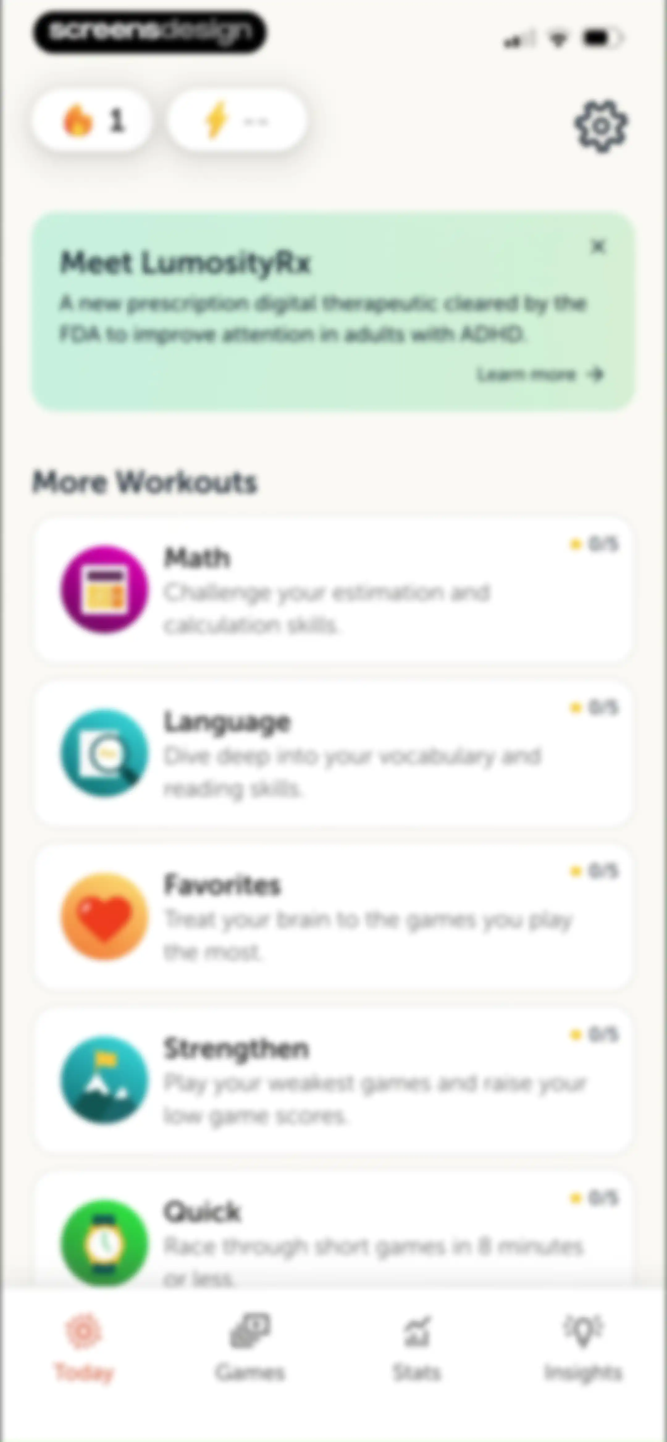 Lumosity: Brain Training Games screen 80