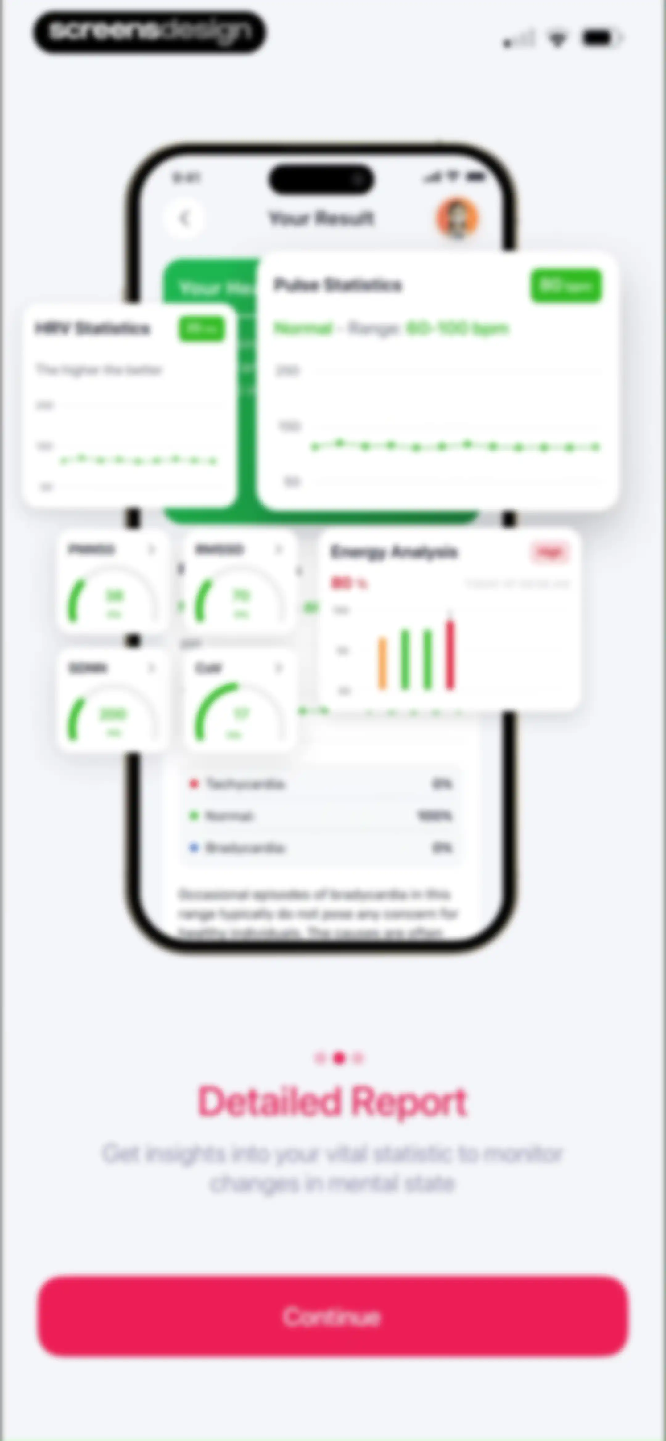 iCardiac: Heart Rate & Health screen 5