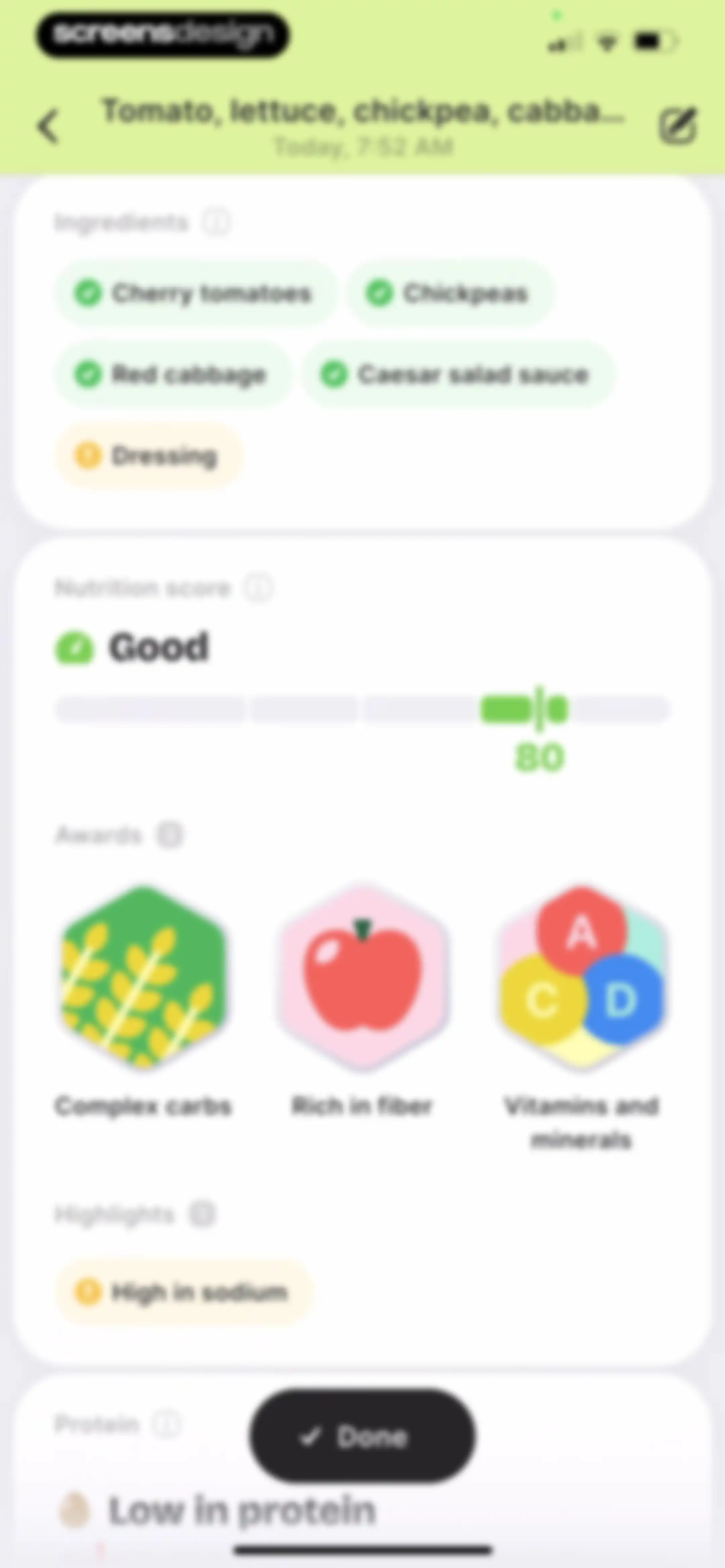 BitePal: Food Calorie Tracker screen 82
