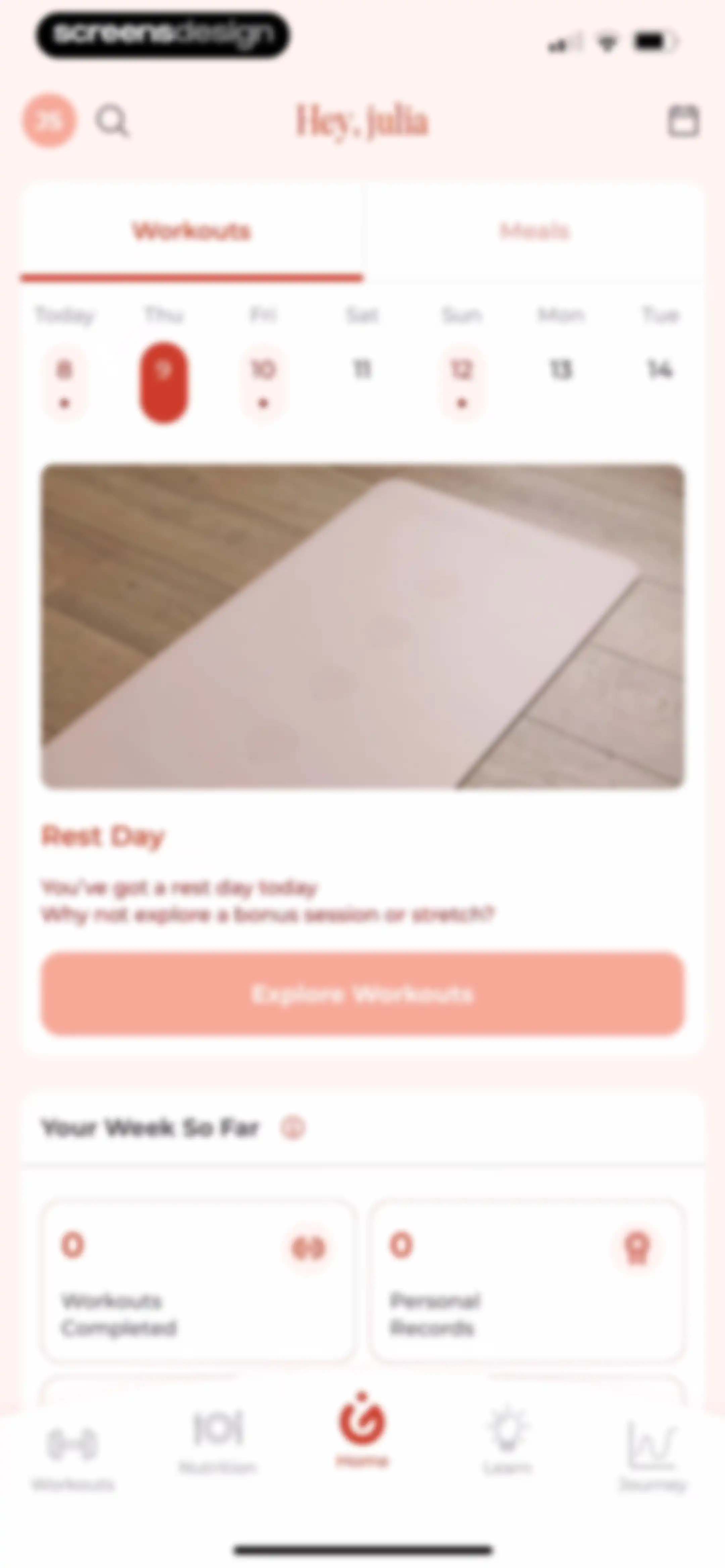 WeGLOW: Home Workout for Women screen 52
