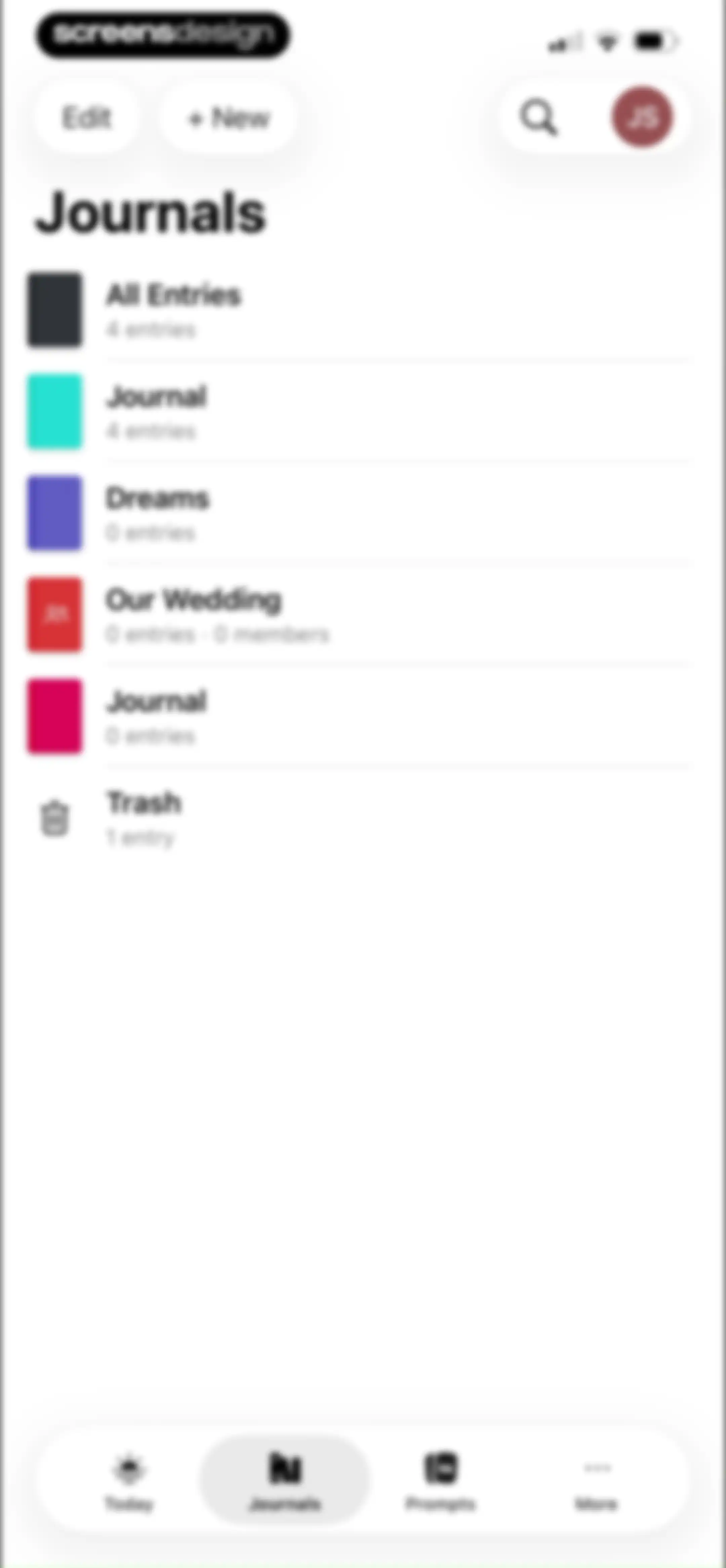 Day One: Daily Journal & Diary screen 71