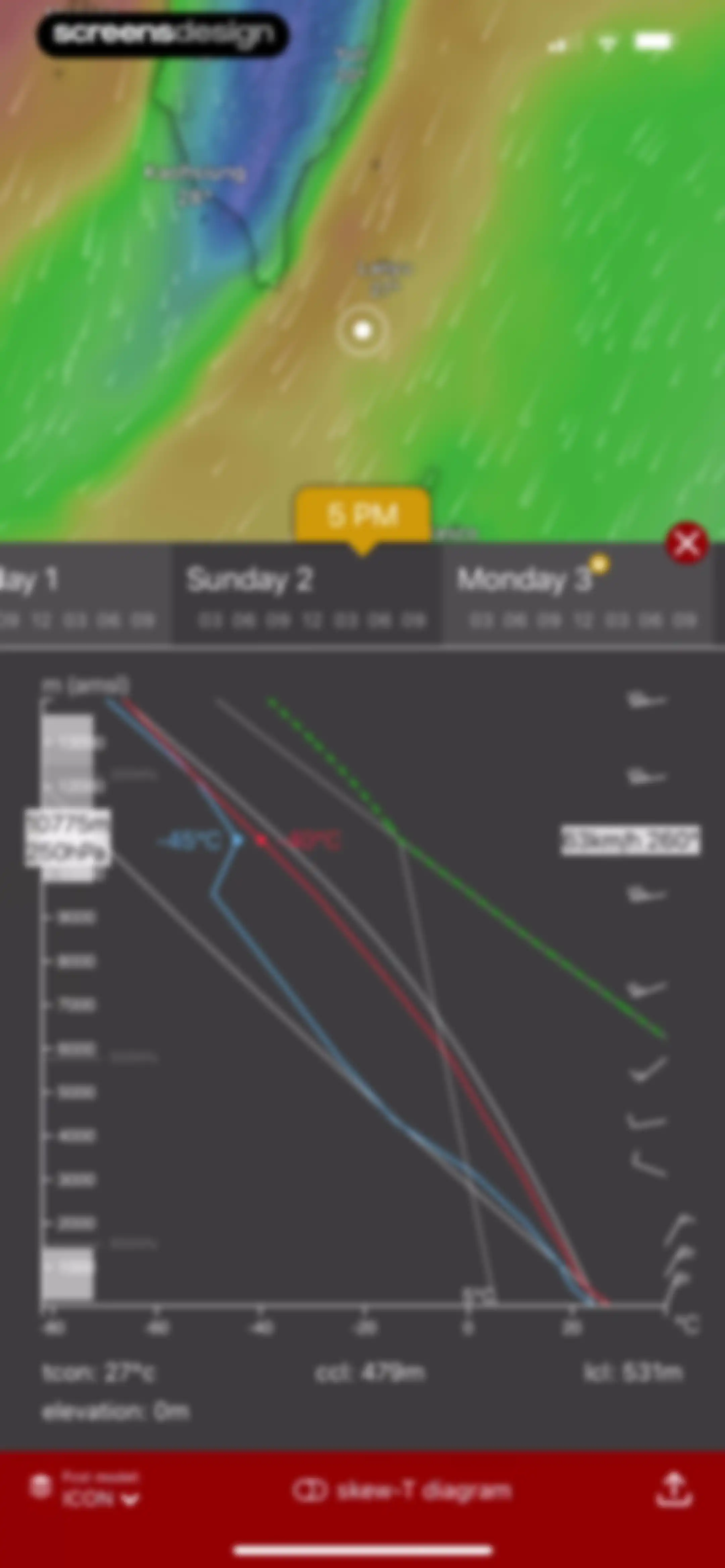 Windy.com screen 28