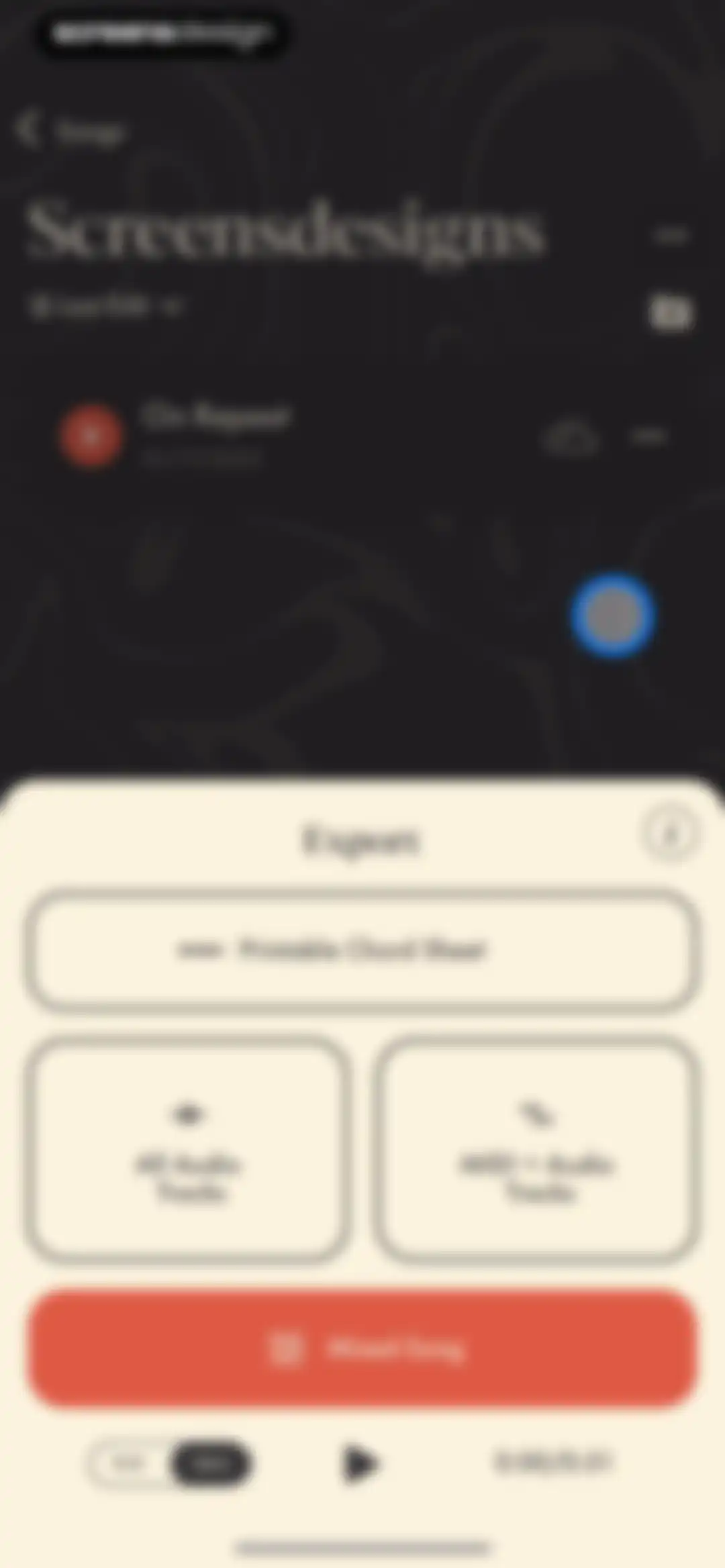 Demo: Songwriting Studio screen 88
