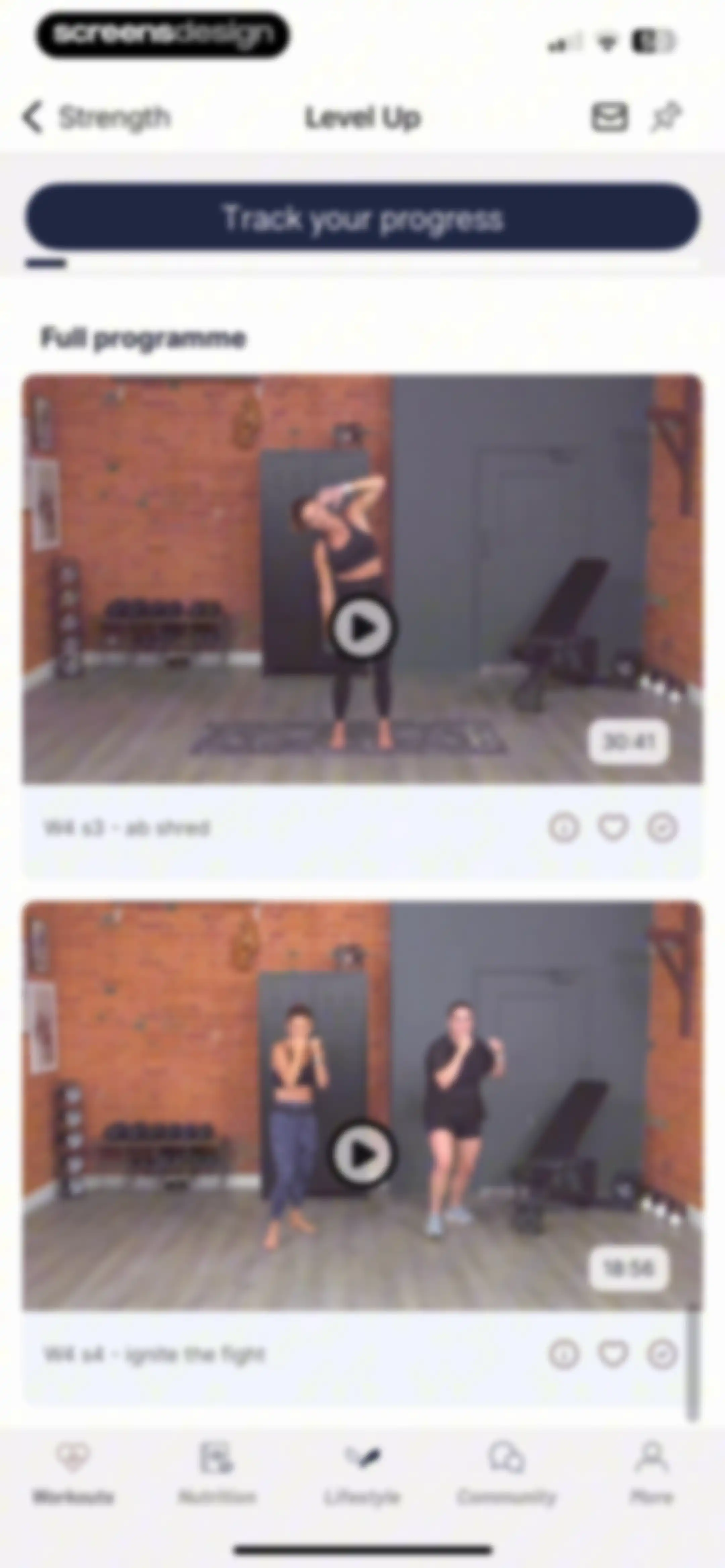 Results Wellness Lifestyle screen 73