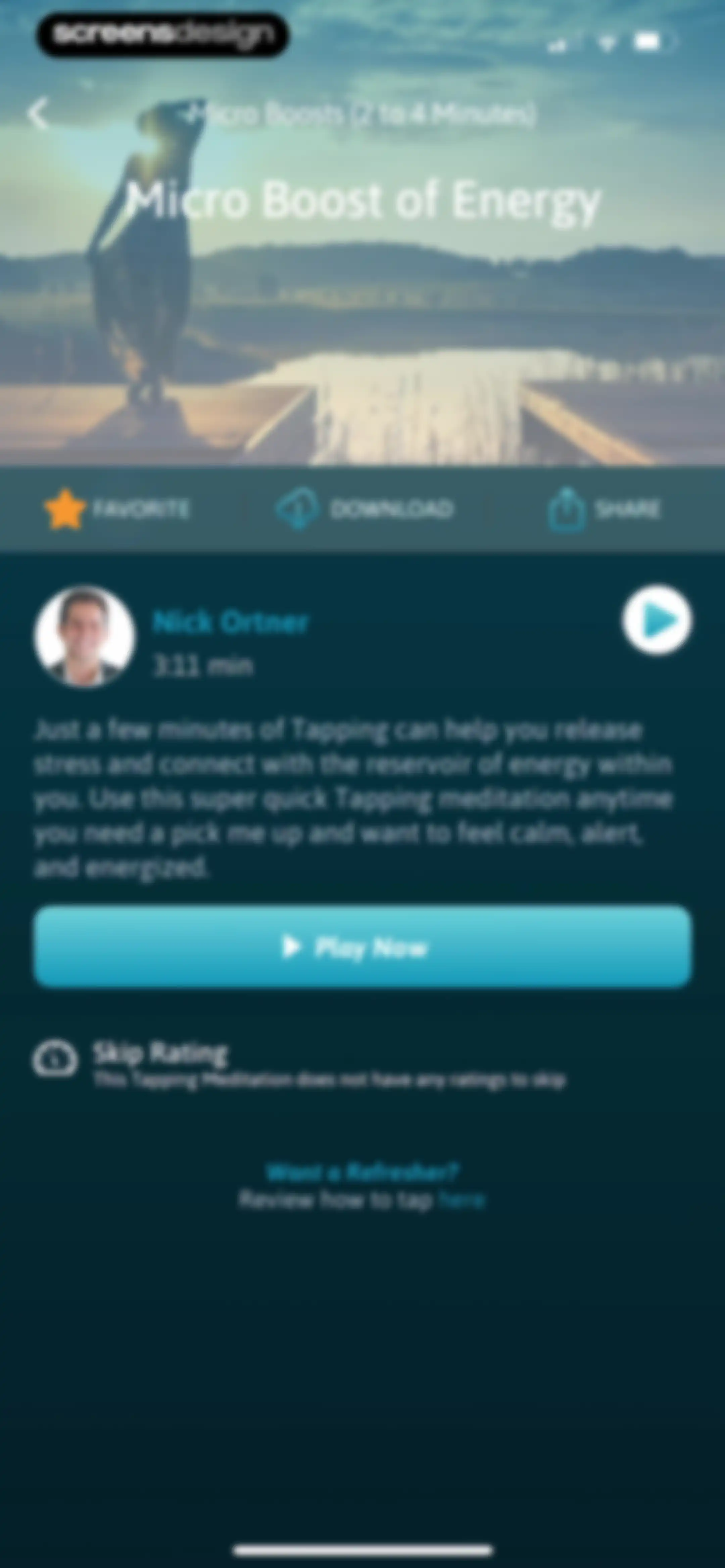 The Tapping Solution screen 58