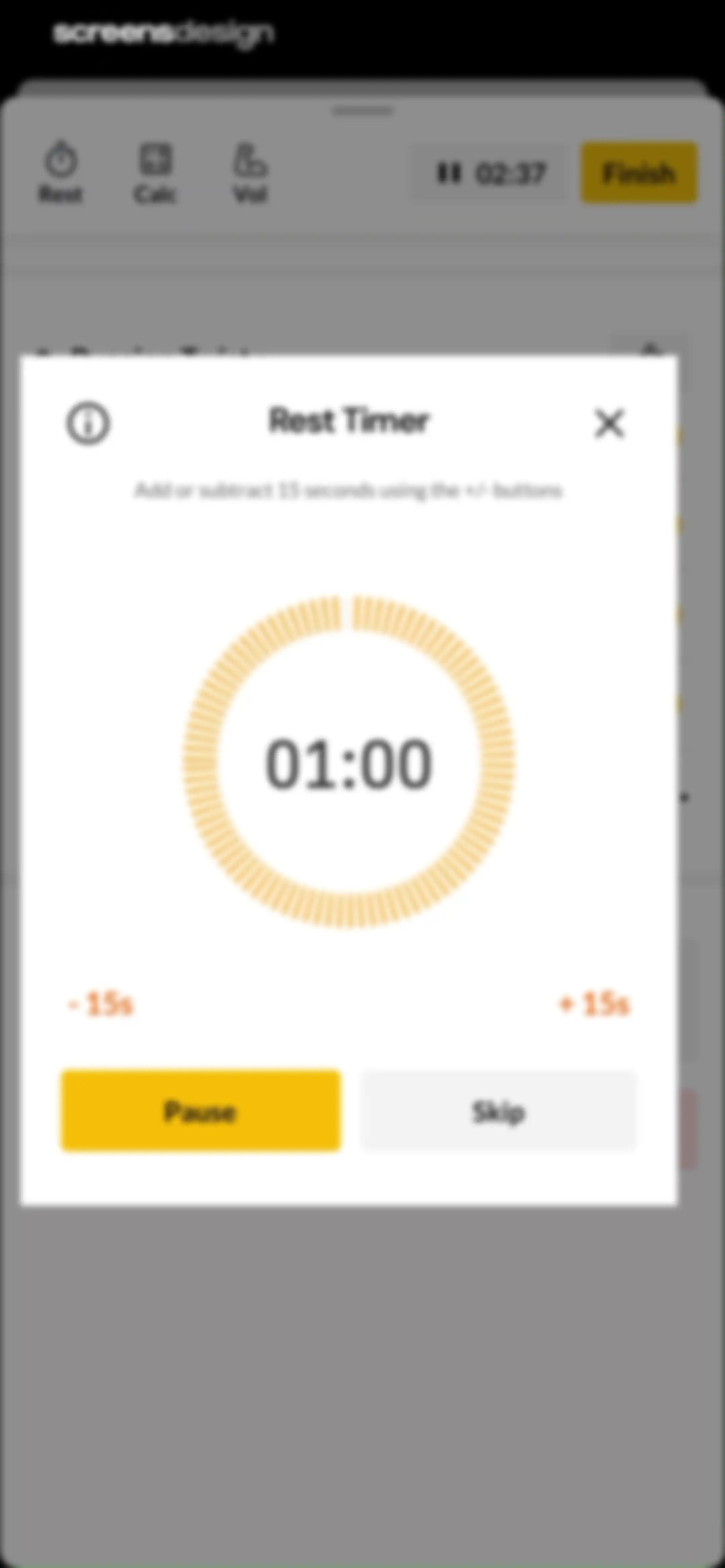 Boostcamp: Workout Programs screen 75