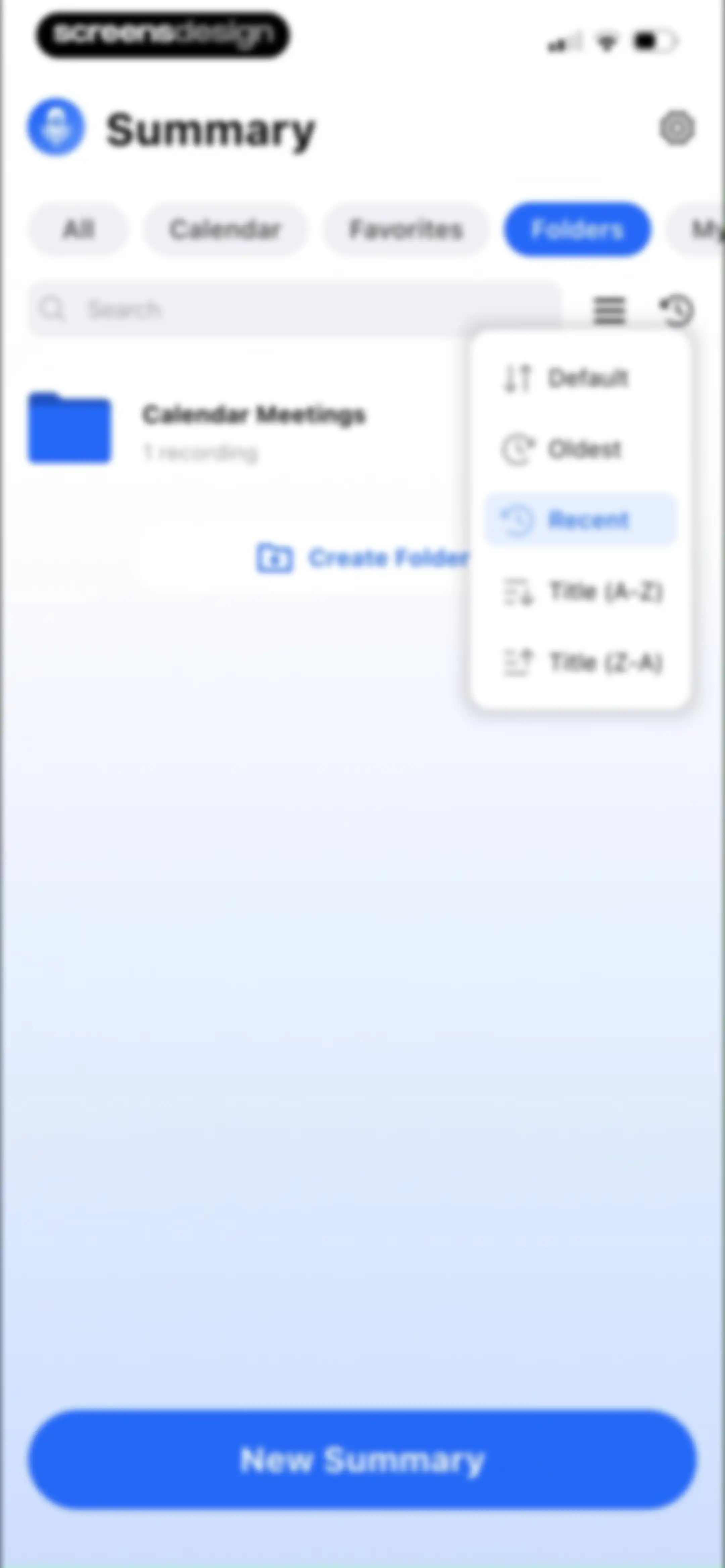 Summary - AI Note Taker screen 99