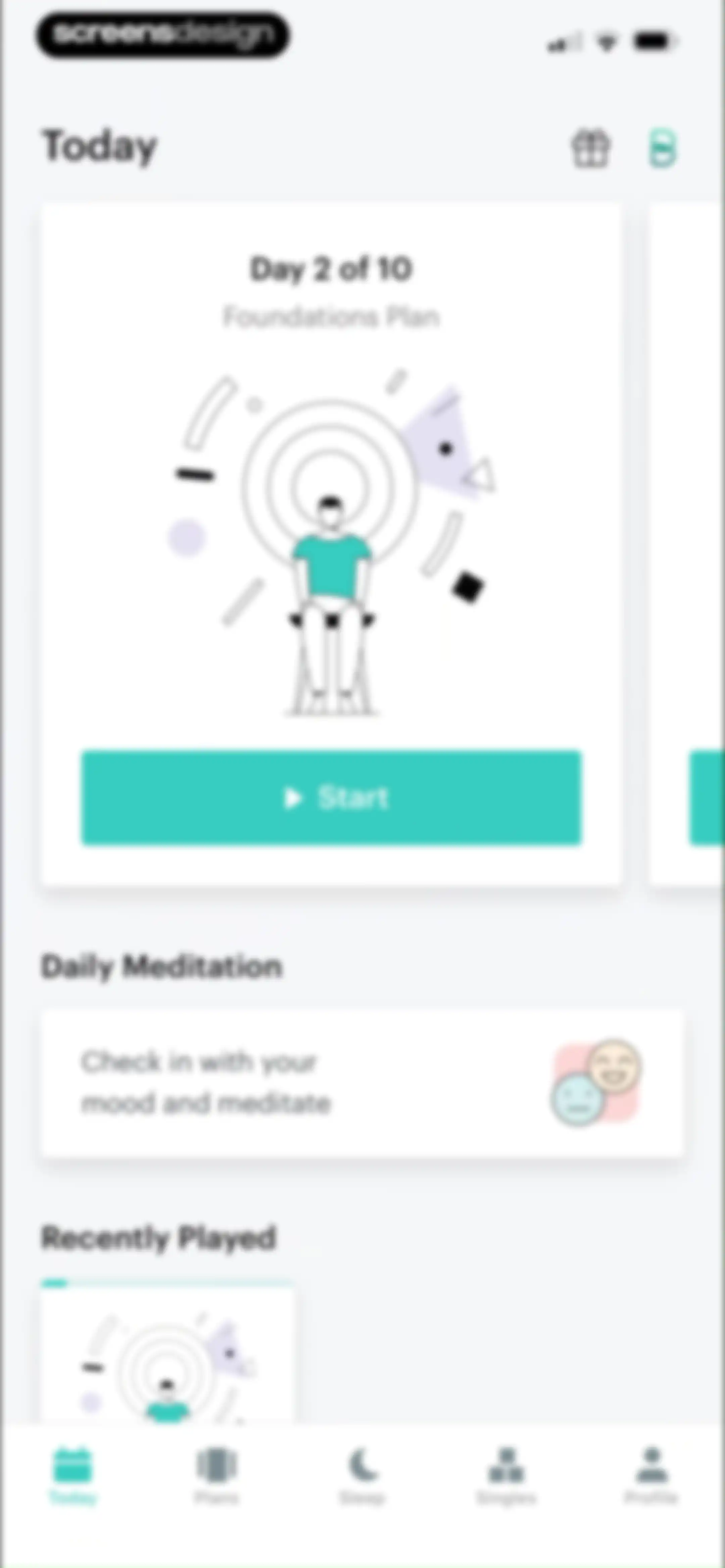 Balance: Meditation & Sleep screen 51