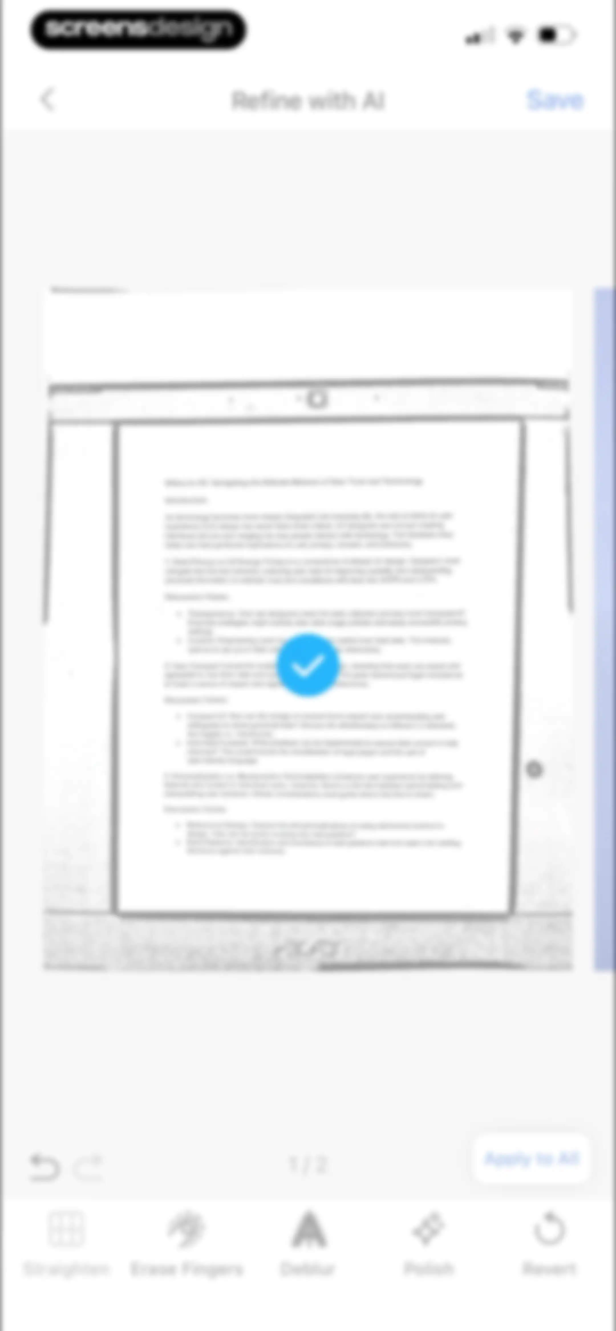 Forma: PDF Document Editor screen 112