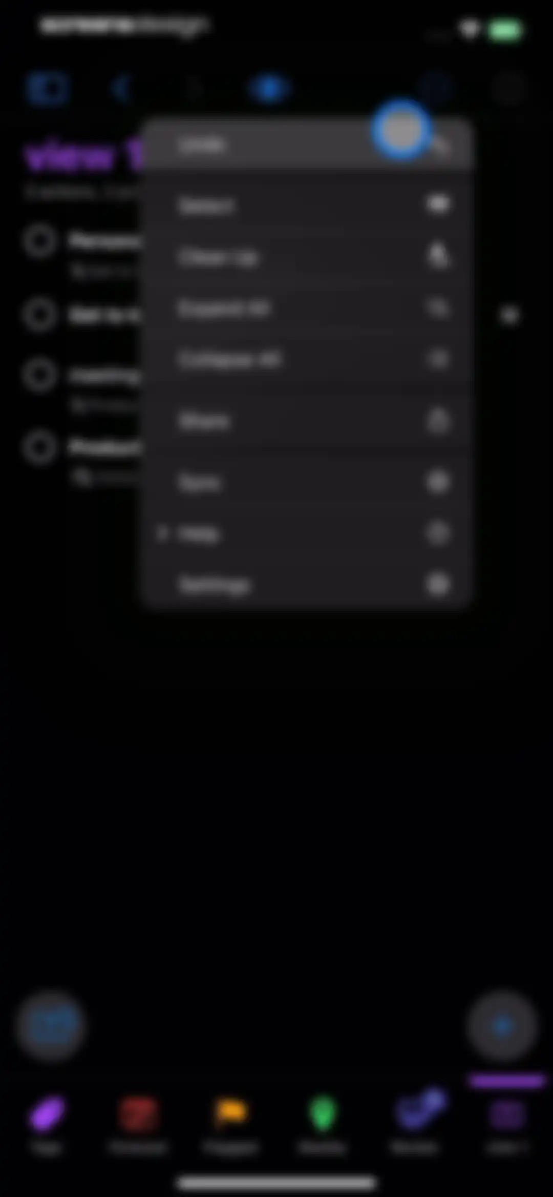 OmniFocus 4 screen 54