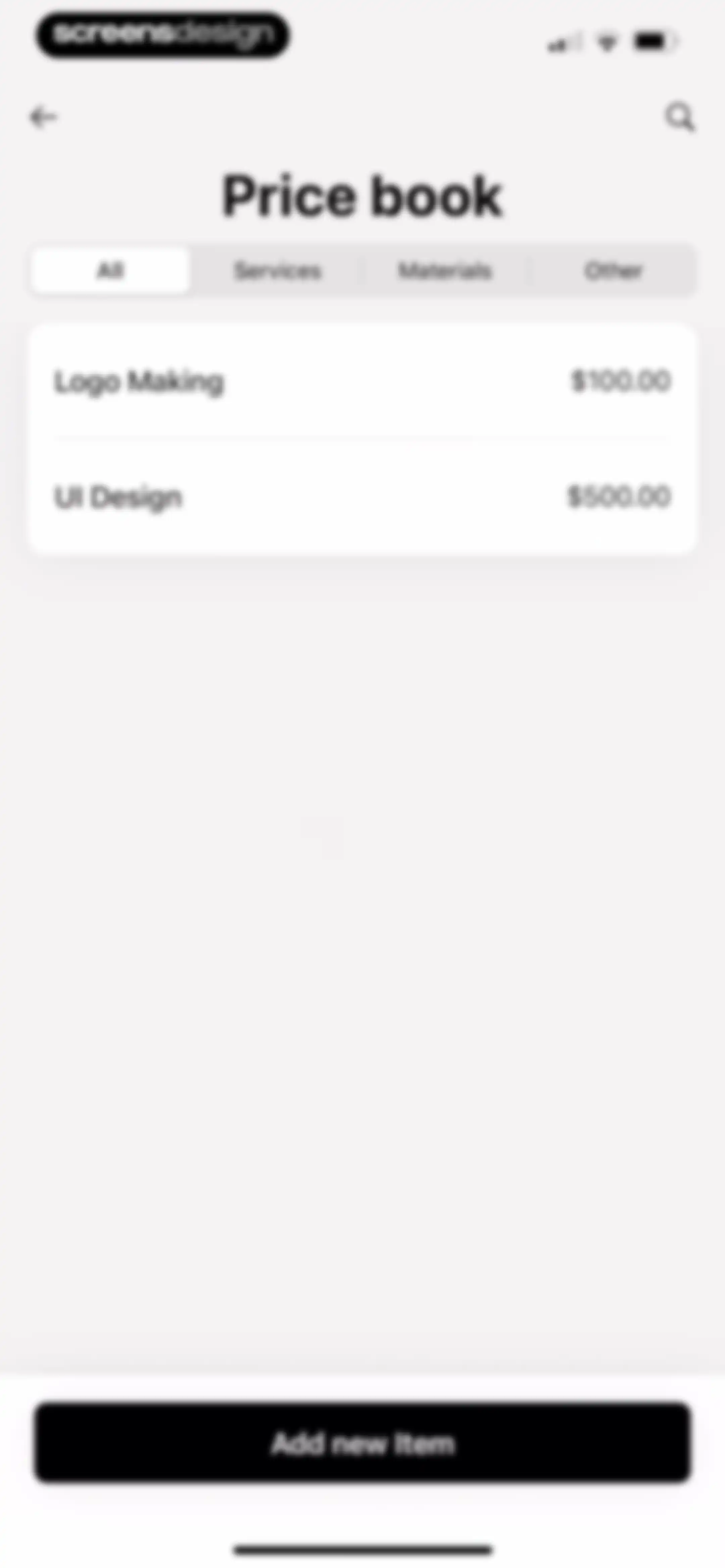 Invoice Maker ▸ Estimate App screen 76