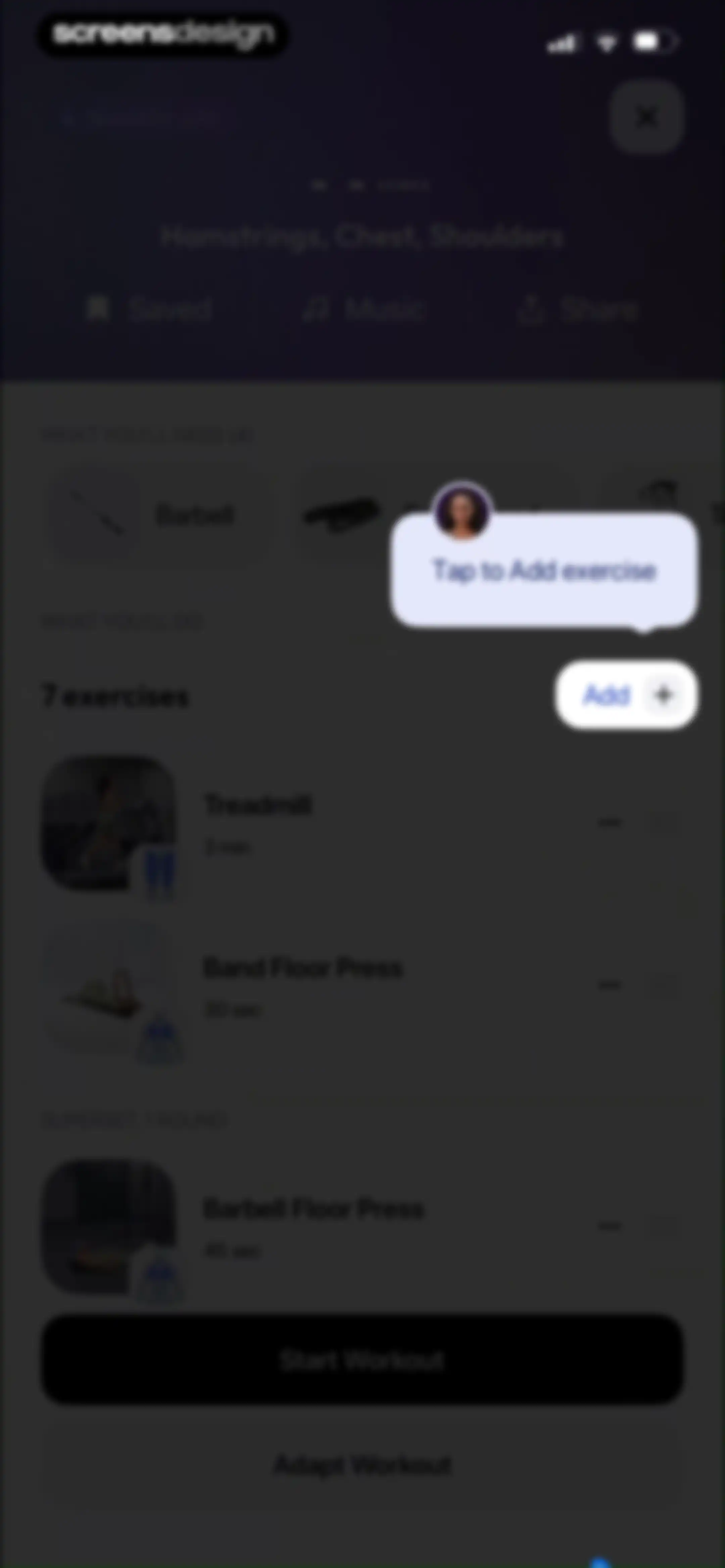 Zing AI: Home & Gym Workouts screen 92