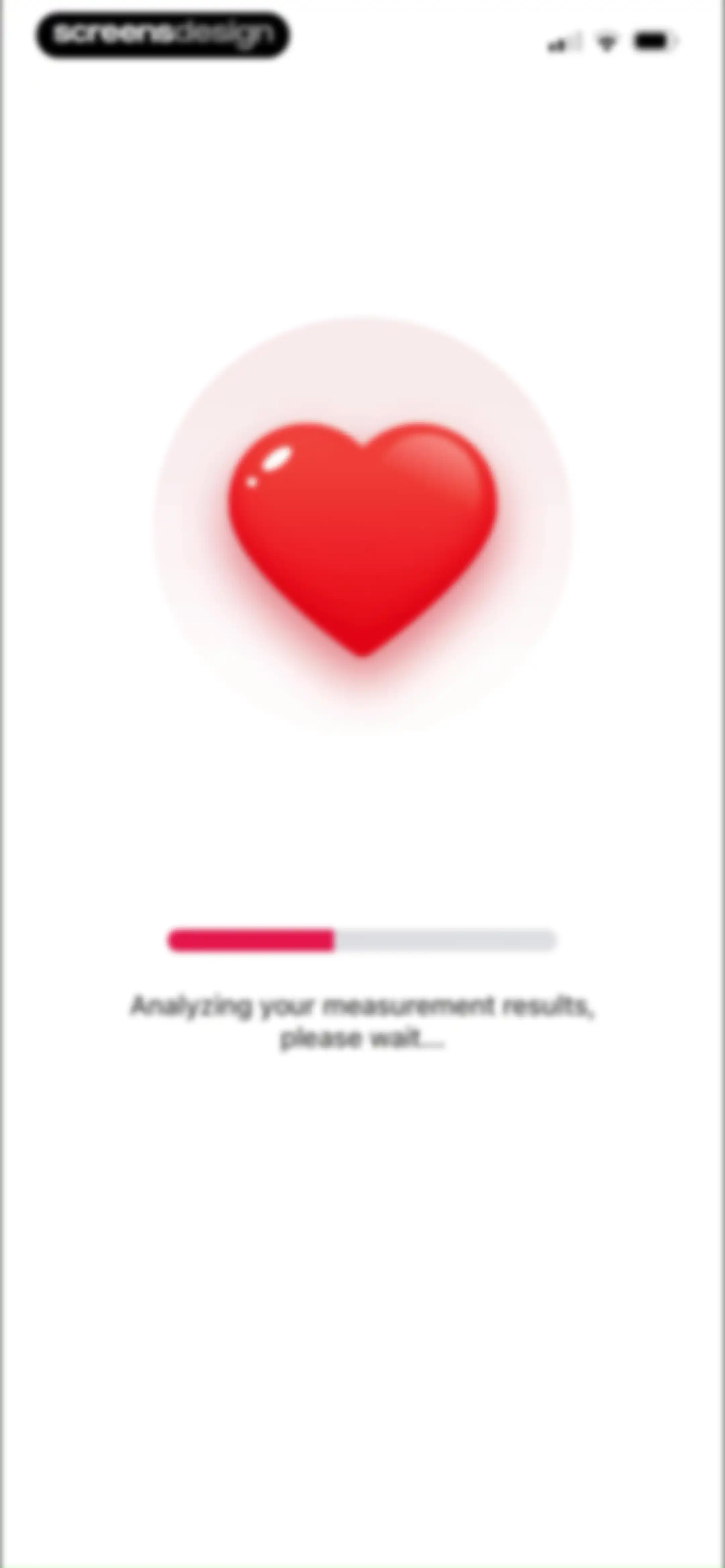 Health Tracker- HeartRate & BP screen 22