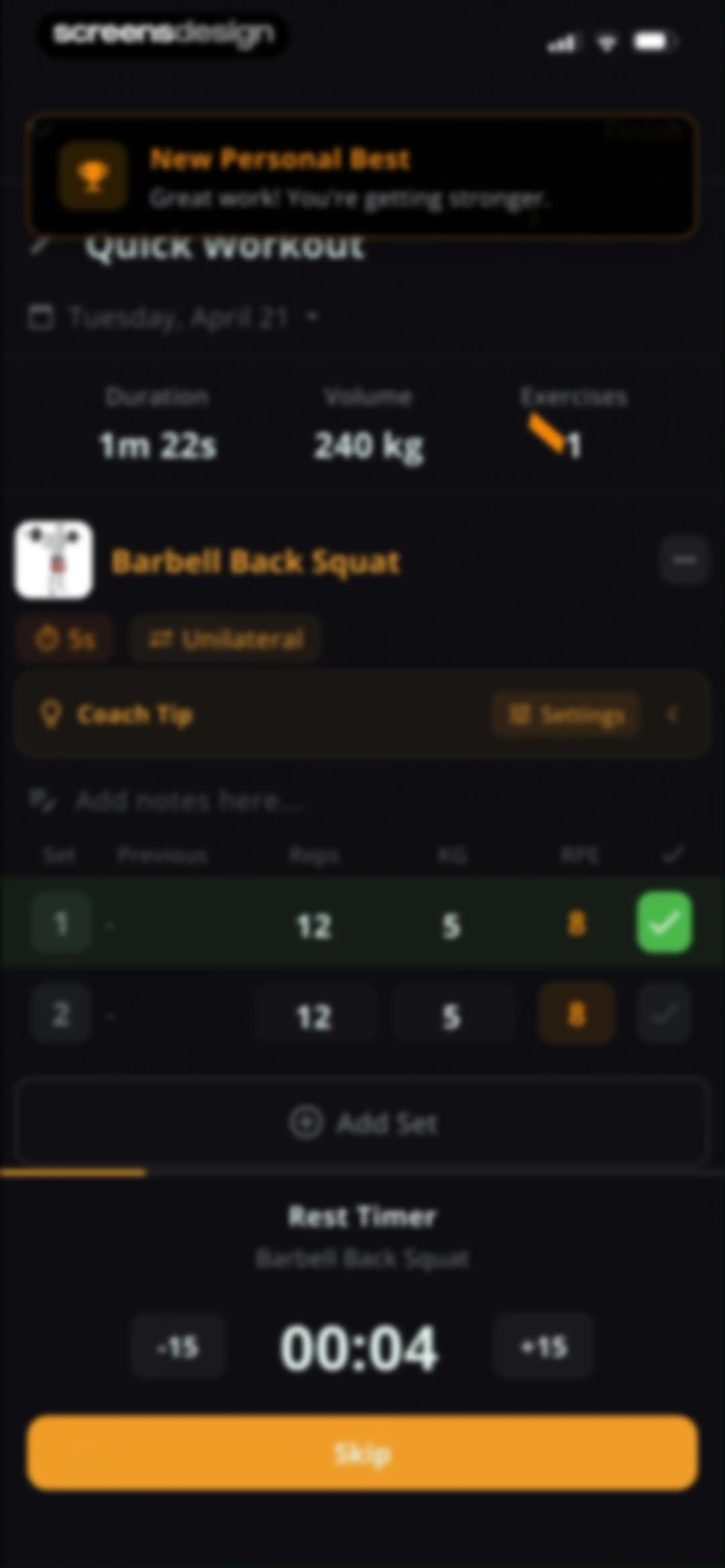 Stronger - Gym Workout Planner screen 43