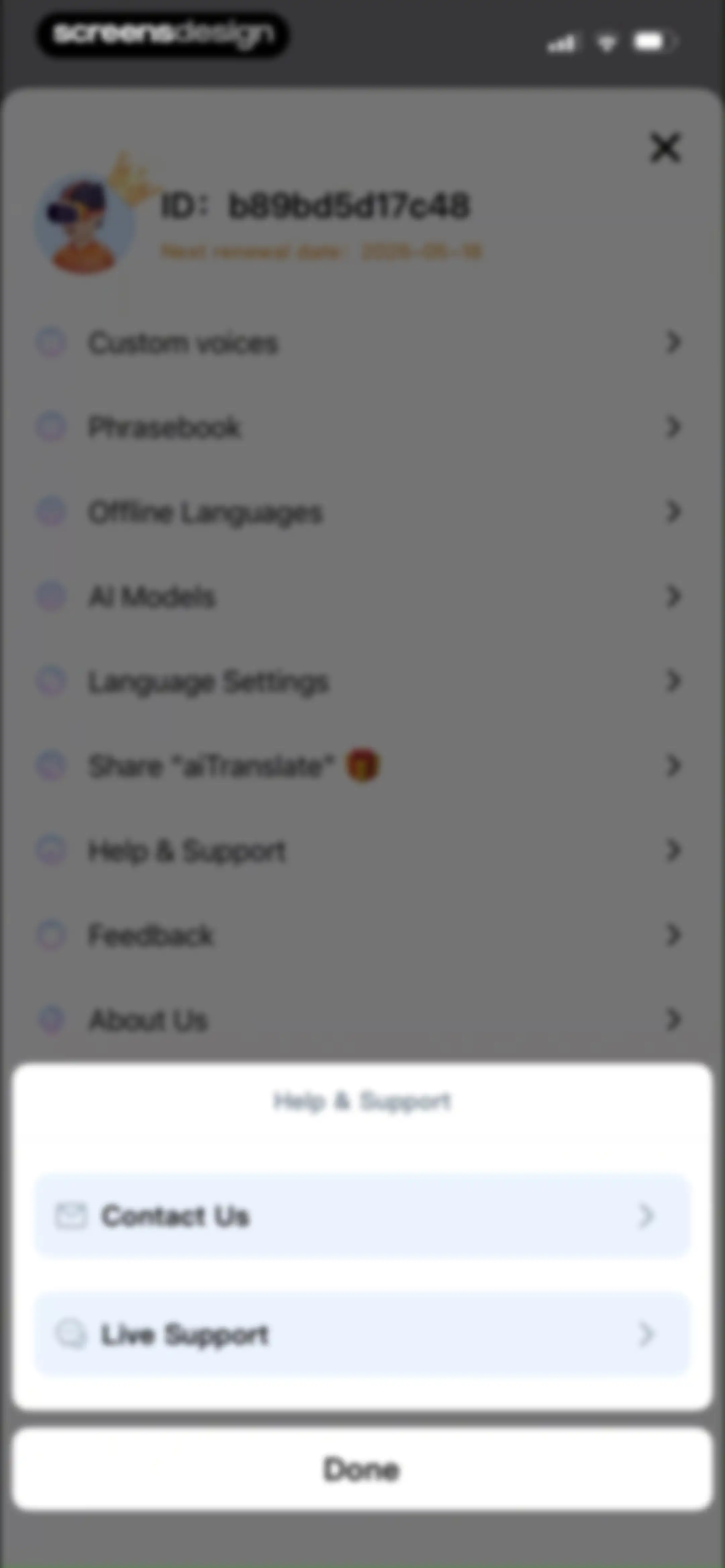 aiTranslate-Voice Translator screen 76