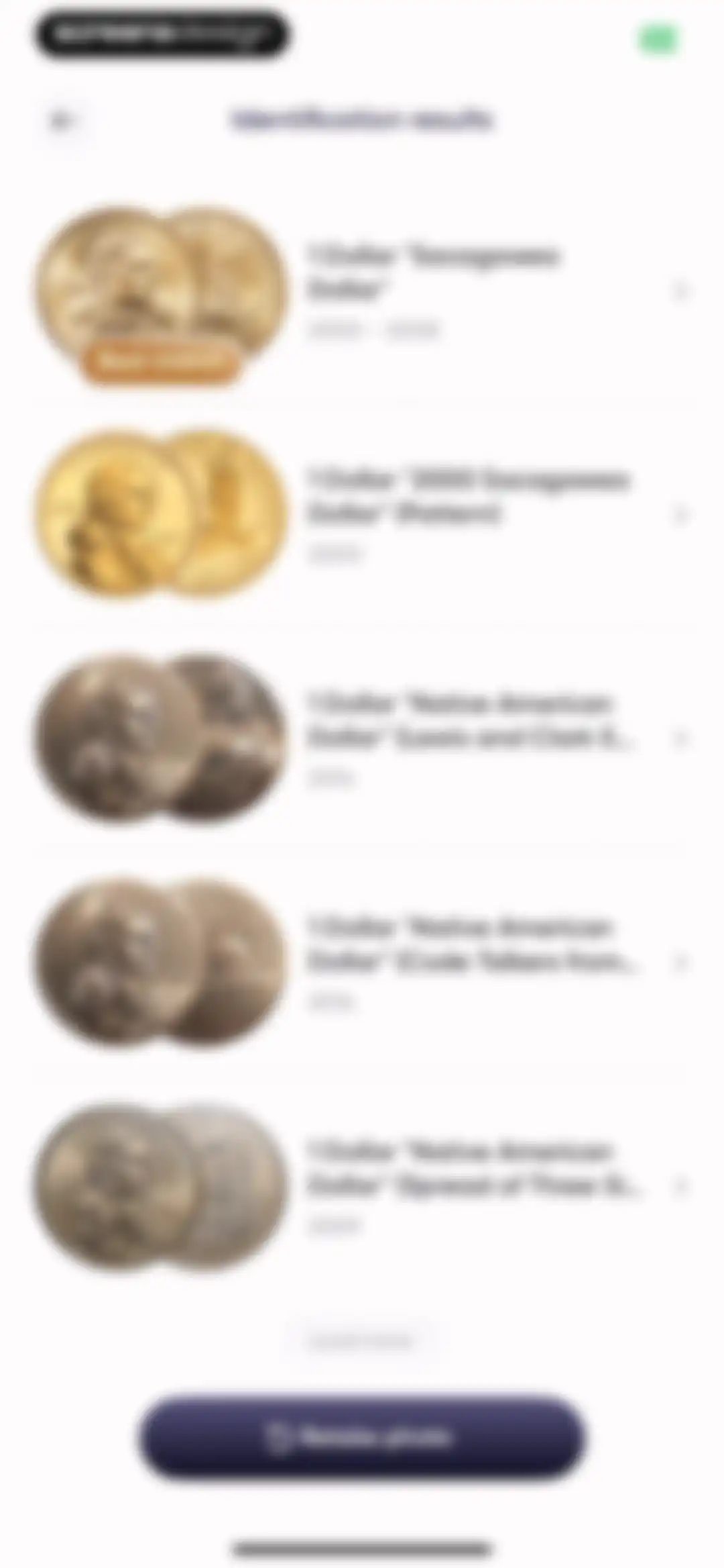 Coin Identifier - CoinScan screen 17